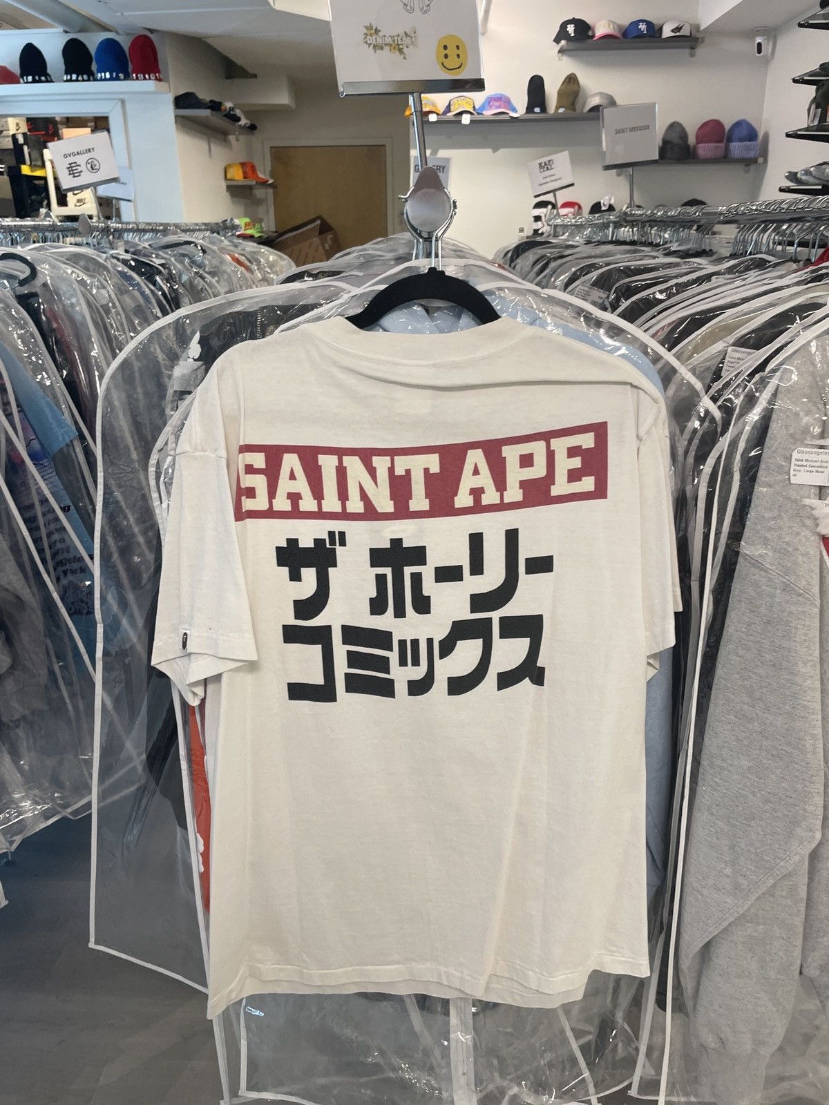Bape × Saint Michael Saint Michael x Bape Space Shirt Size US M / EU 48-50 / 2 - 2 Thumbnail