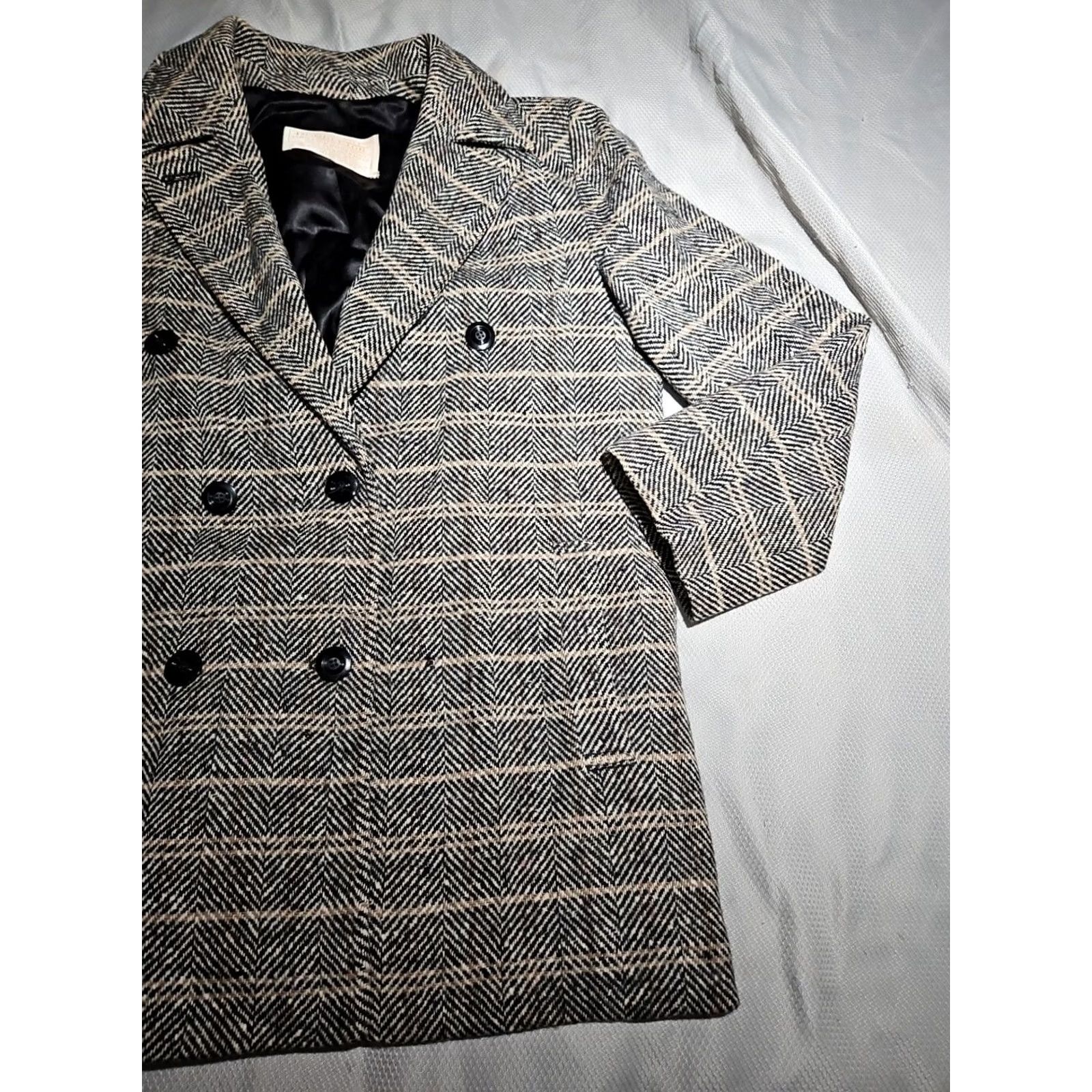 Pendleton VINTAGE Pendleton Womens Jacket Blazer 12 Wool Plaid Overcoat Brown Beige Tan Wool Size XL / US 12-14 / IT 48-50 - 6 Thumbnail