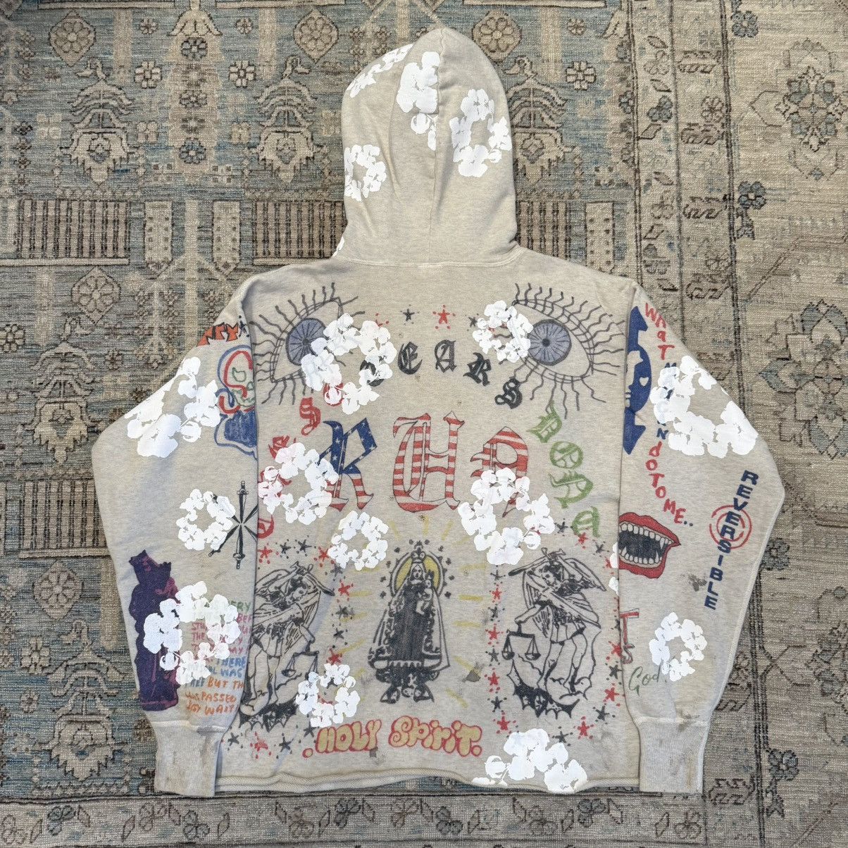 DENIM TEARS × Saint Michael Graffiti Hoodie Size US L / EU 52-54 / 3 - 8 Thumbnail