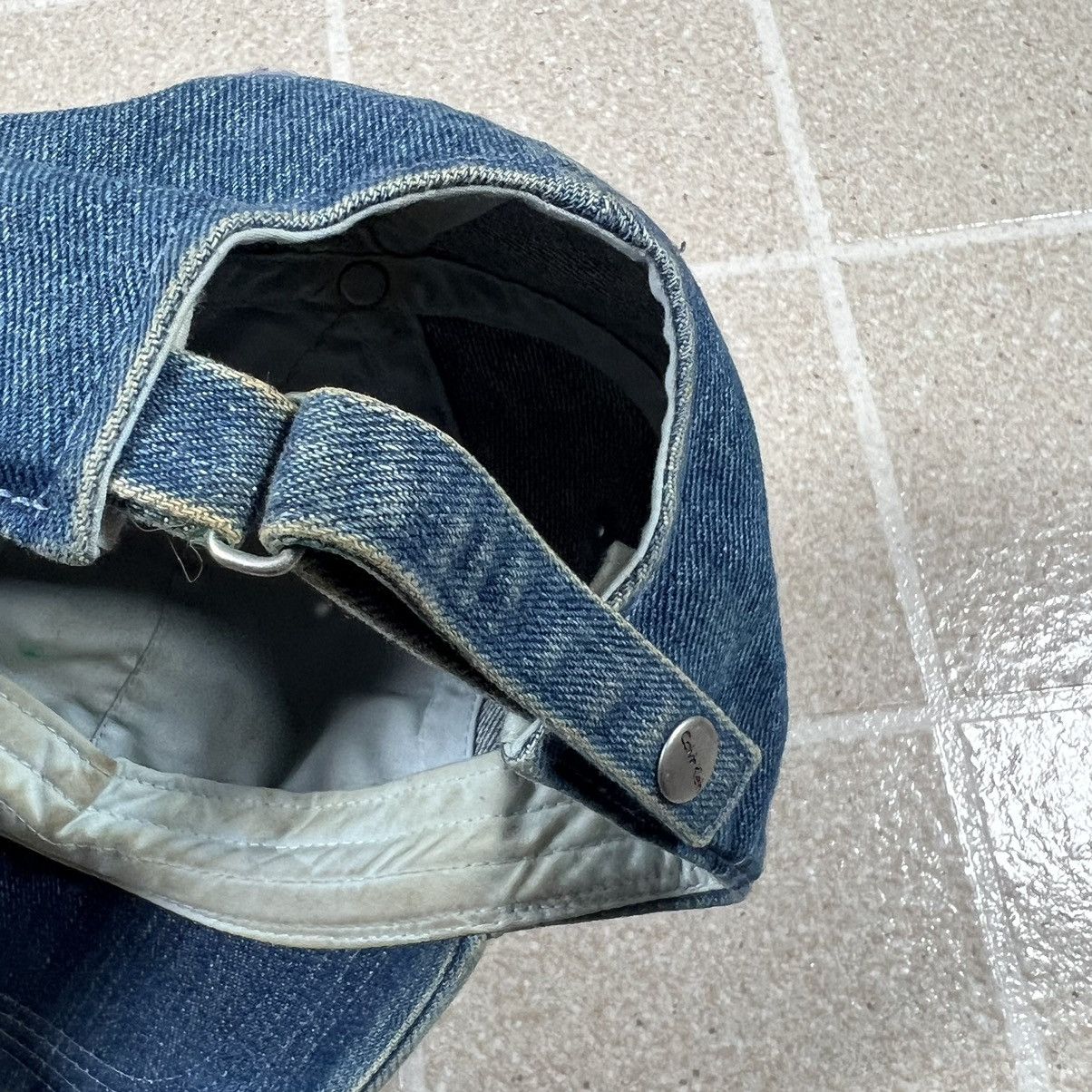 Calvin Klein × Calvin Klein 205W39NYC Calvin Klein Jeans Denim Strapback Hat Cap Jean CK Size ONE SIZE - 4 Thumbnail