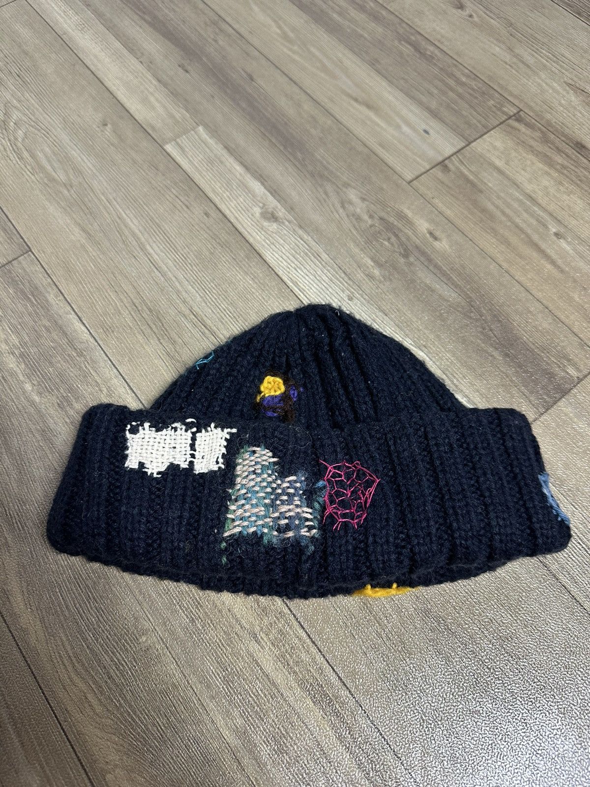 Handmade Custom Made Nice Design Art Knitted Spider Beanie Hats Size ONE SIZE - 12 Thumbnail