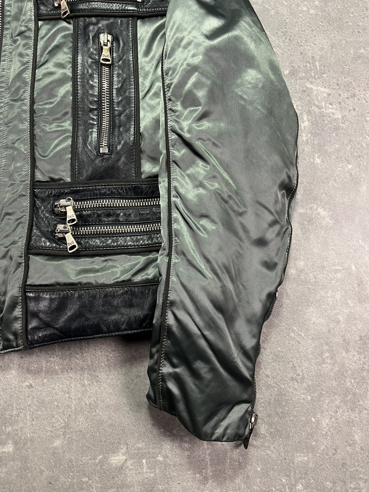 Dolce & Gabbana Dolce Gabbana FW 2007 Multi Zipper Cargo Leather Jacket 50 Size US M / EU 48-50 / 2 - 5 Thumbnail
