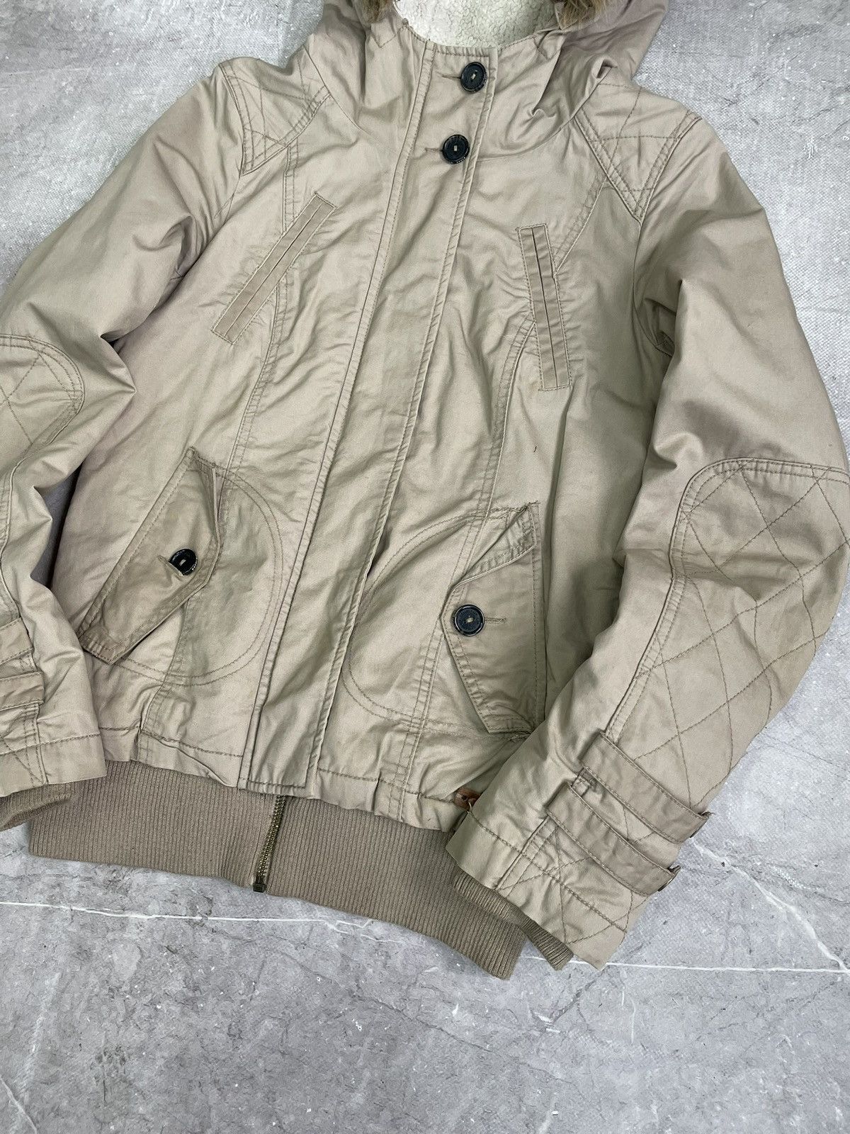 If Six Was Nine If six was nine hype gothic canvas hype jacket fur hood y2k Size US S / EU 44-46 / 1 - 2 Thumbnail