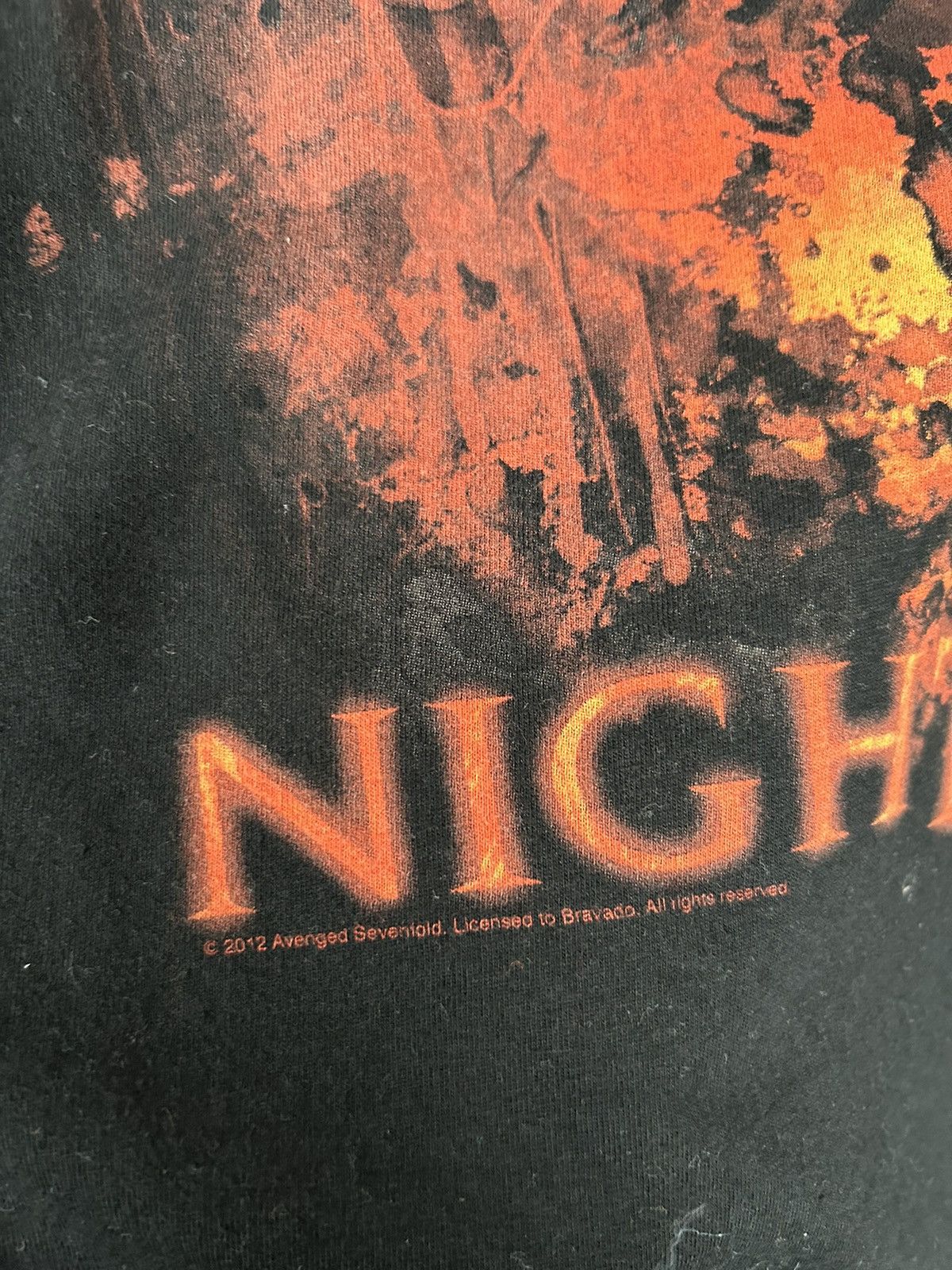 Band Tees Vintage Avenged Sevenfold Nightmare Rock Band Tee Graphic Size US M / EU 48-50 / 2 - 4 Thumbnail