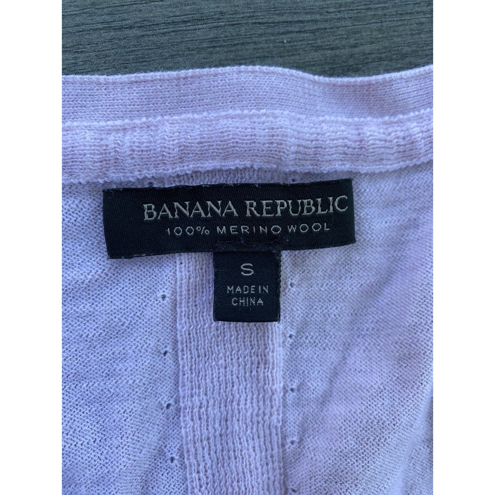 Banana Republic Banana Republic Sweater 100% merino wool pink Small A000237 Size S / US 4 / IT 40 - 4 Thumbnail