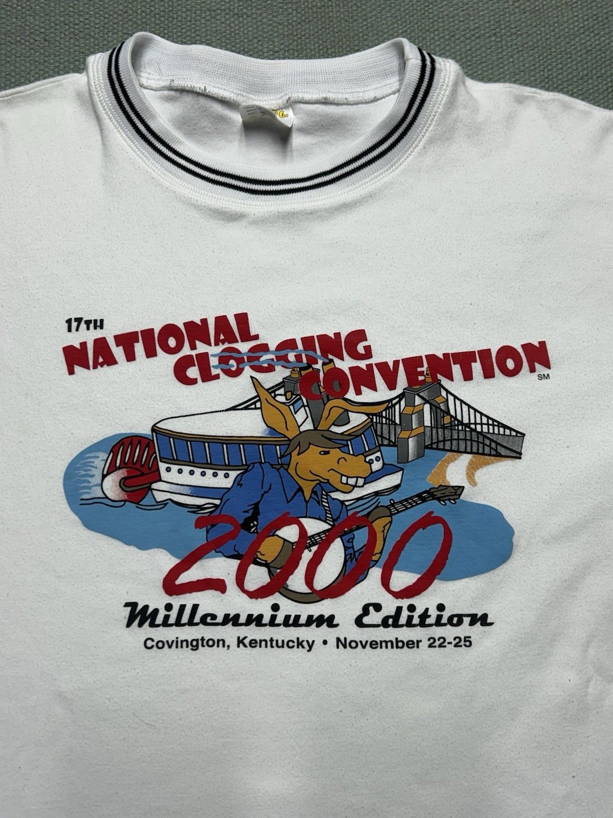 Vintage t shirt 77th national clogging convention dance bluegrass L Size US L / EU 52-54 / 3 - 2 Thumbnail