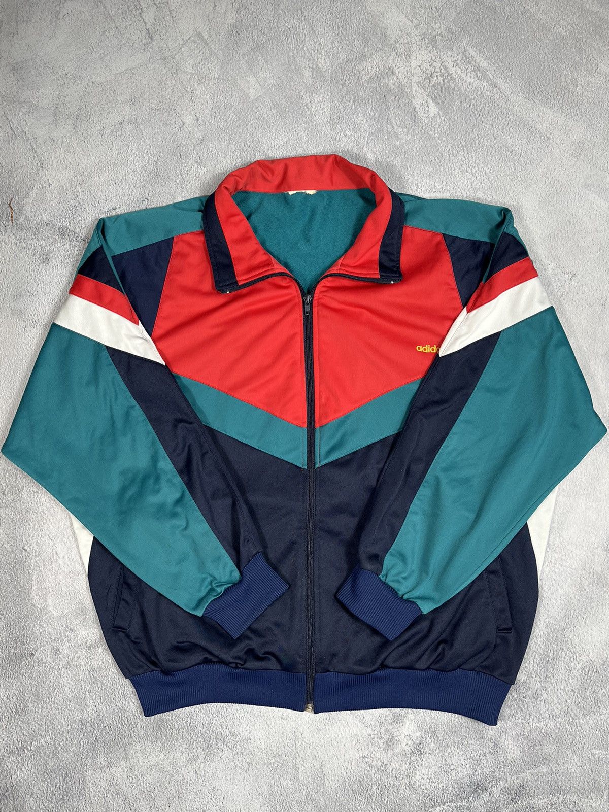 Adidas × Vintage Vintage 90s Adidas windbreaker light jacket size L Size US L / EU 52-54 / 3 - 1 Thumbnail