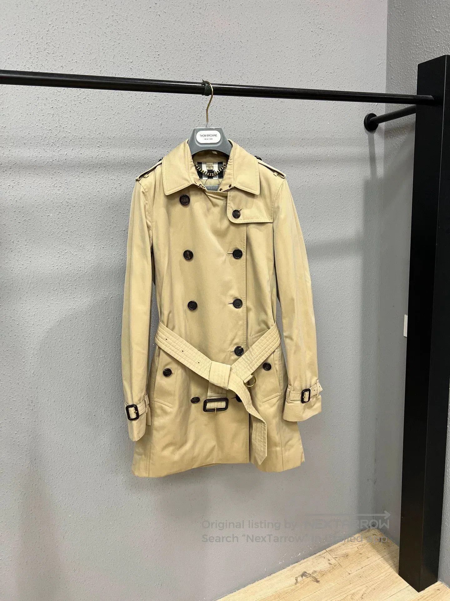 Burberry Burberry Lined Check Trench Coat. Size XXS / US 00 / IT 34 - 1 Thumbnail