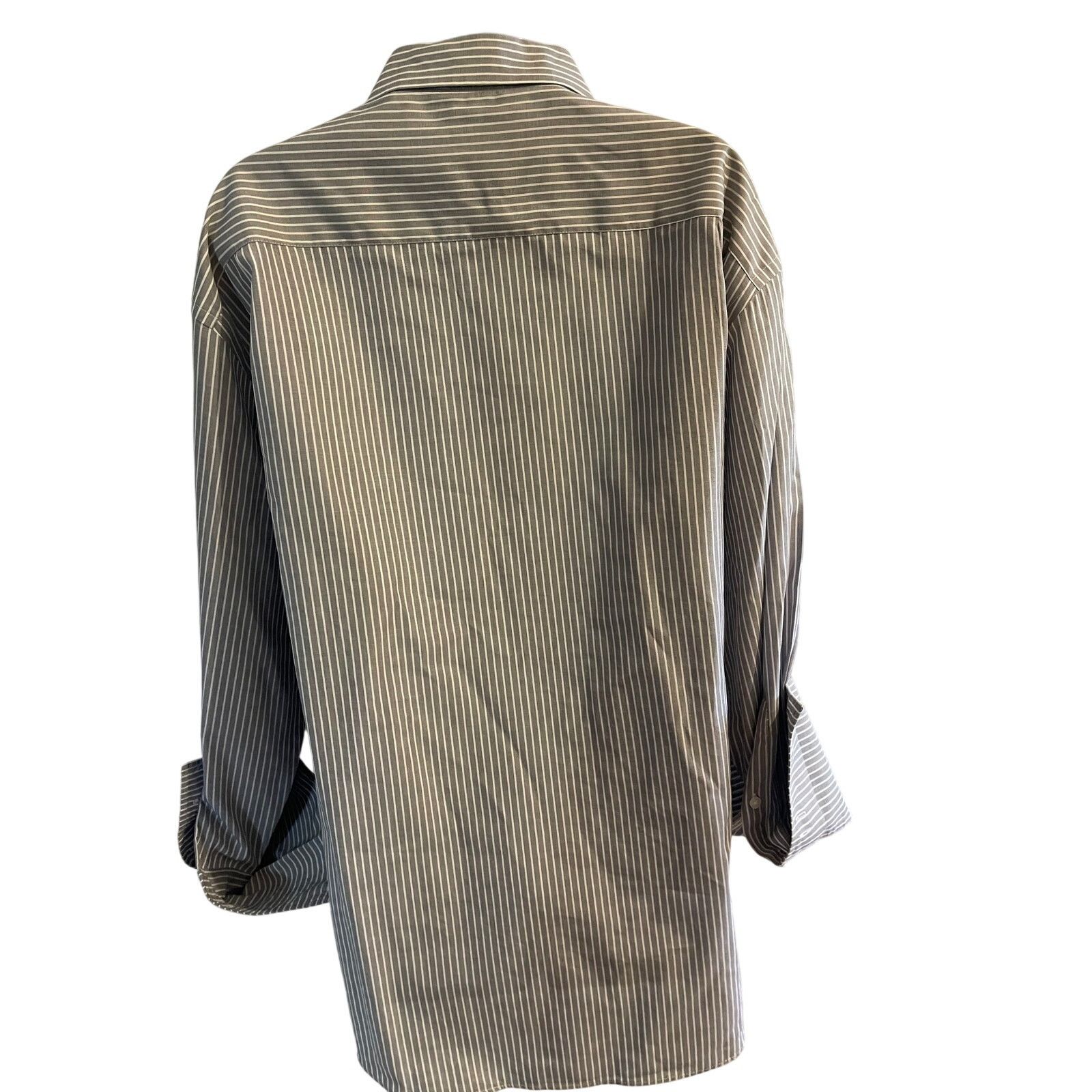 Tasso Elba Tasso Elba Men’s Striped Dress Shirt SZ 17 (32/33) Size US S / EU 44-46 / 1 - 2 Thumbnail