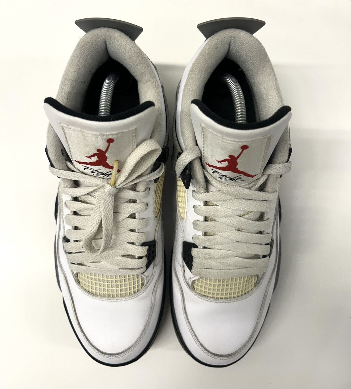 Nike Nike Air Jordan 4 Retro ‘White Cement’ Shoes Size: 9.5 M Size US 9.5 / EU 42-43 - 4 Thumbnail