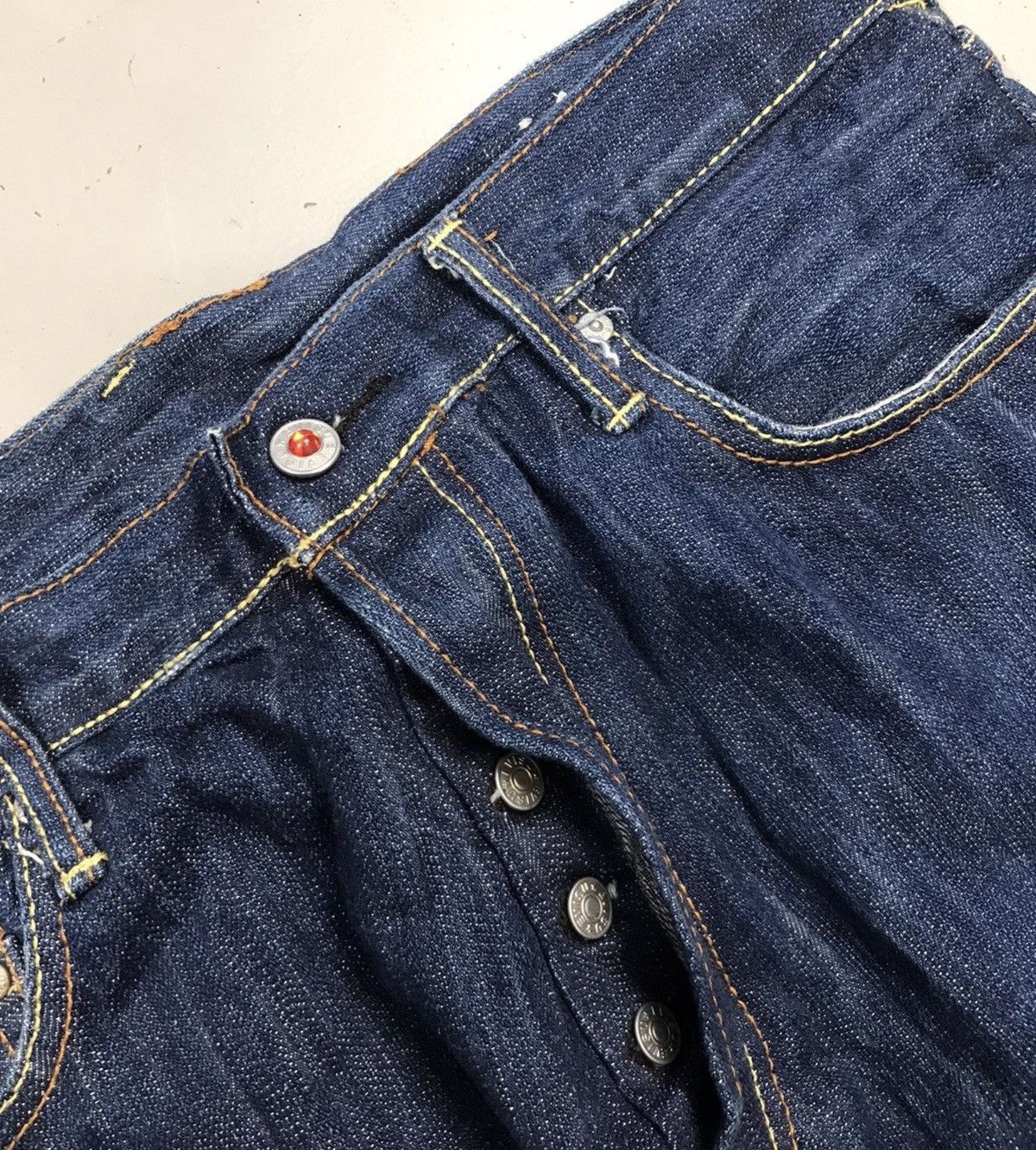 Evisu Rare Vintage japanese brand denim Size US 36 / EU 52 - 4 Thumbnail