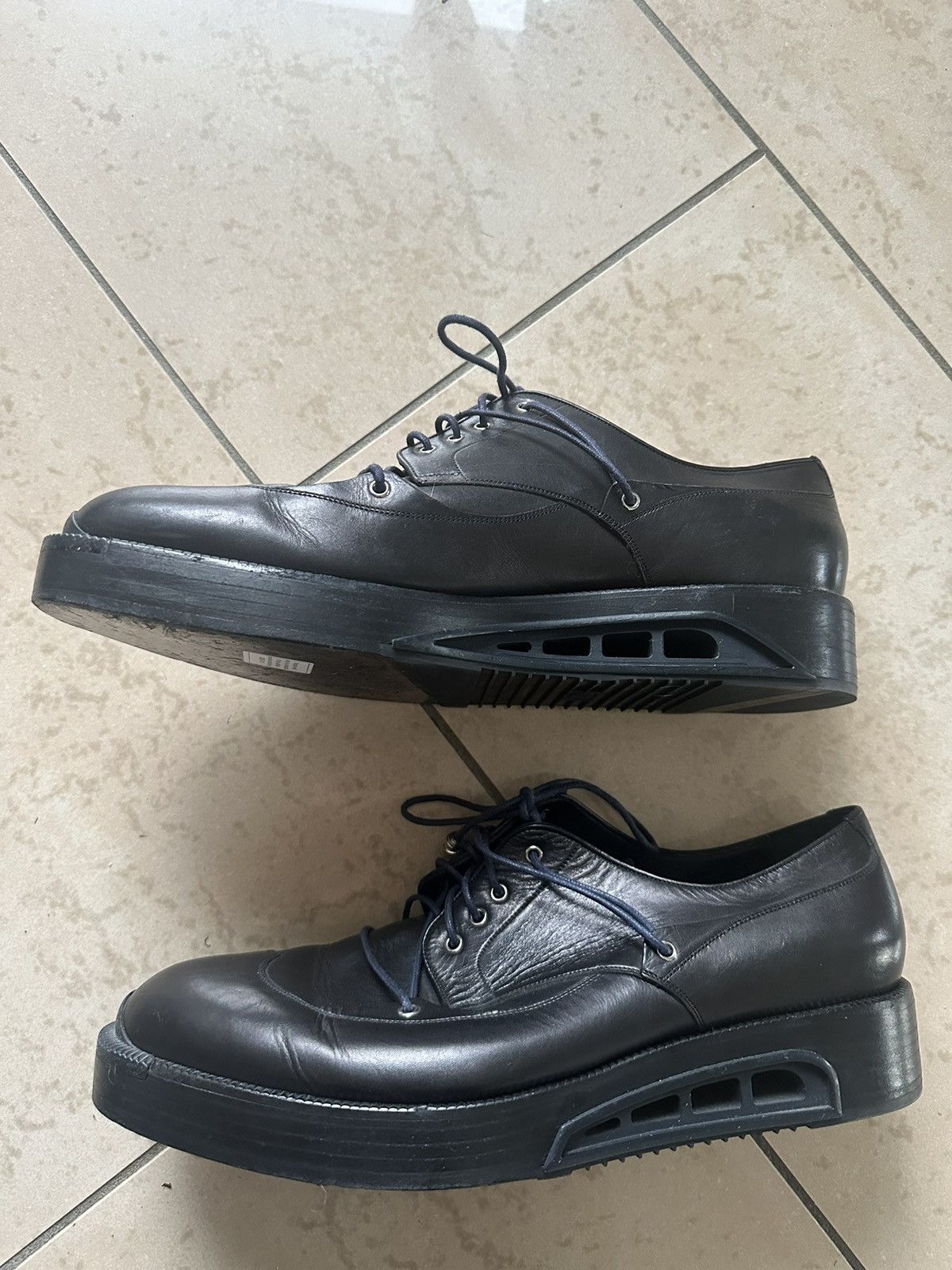 Dior Dior Homme Leather Derby Shoes Size US 12 / EU 45 - 6 Thumbnail