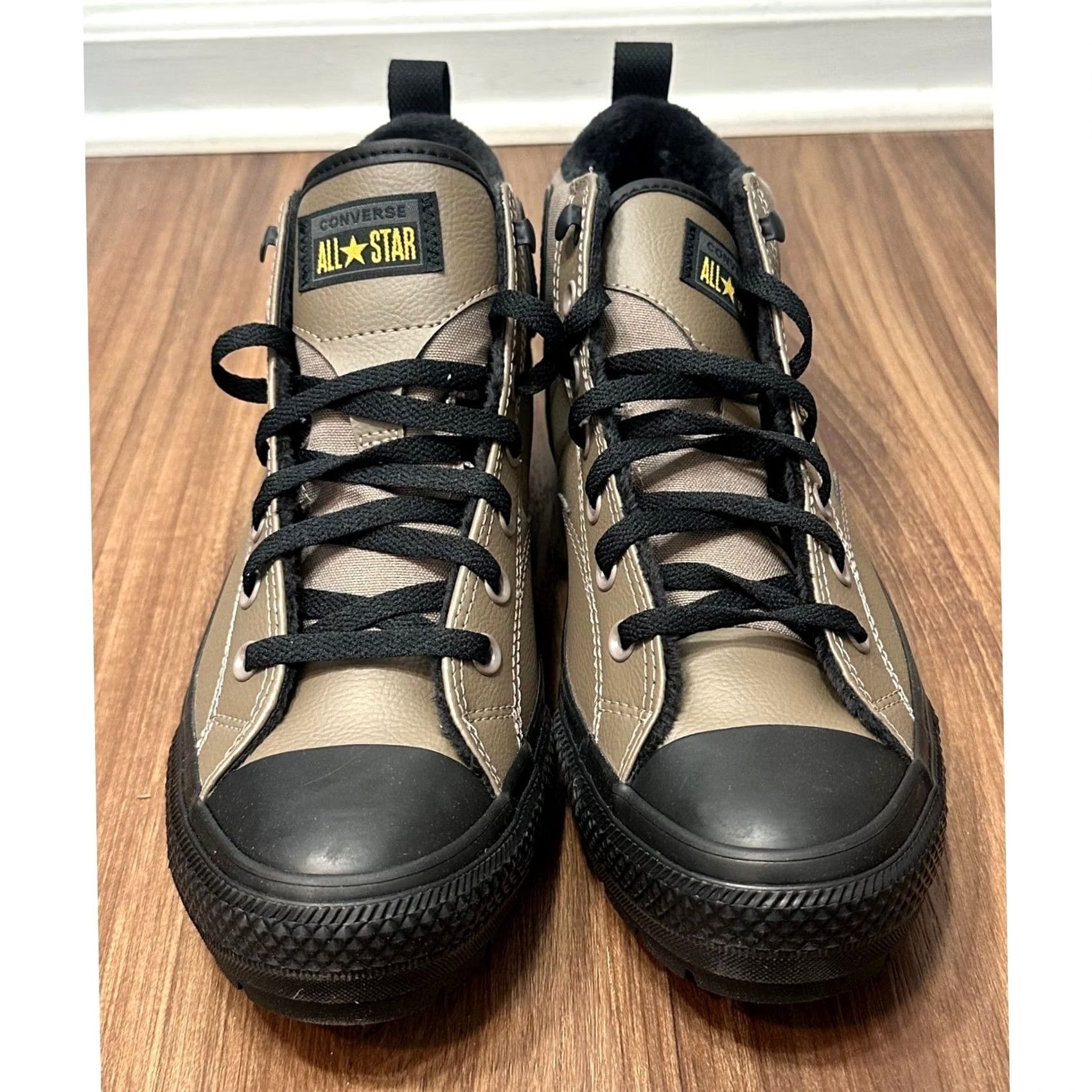 Converse Chuck Taylor All‎ Star Malden Street Boot Mid Taupe Men\'s 9.5 A14619C Converse Chuck Taylor All Star Malden Street Boots Taupe Sz  main image 4