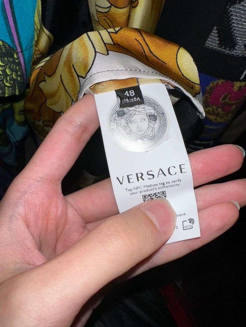 Versace Versace Baroque mulberry silk shirt Size US M / EU 48-50 / 2 - 4 Thumbnail