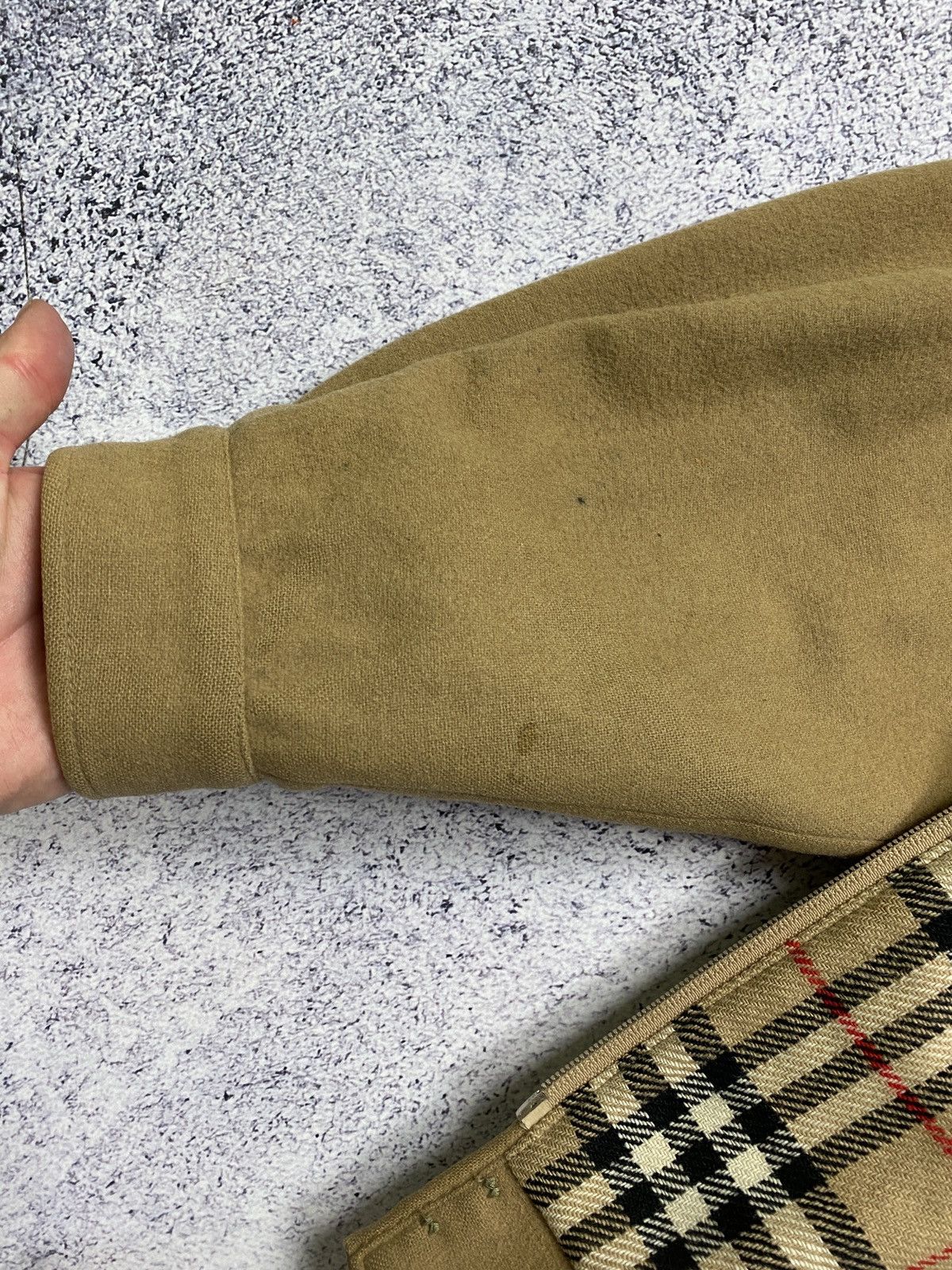 Burberry × Vintage Vintage Burberrys Prorsum Alpaca Wool Bomber Jacket Rare Size US L / EU 52-54 / 3 - 20 Thumbnail