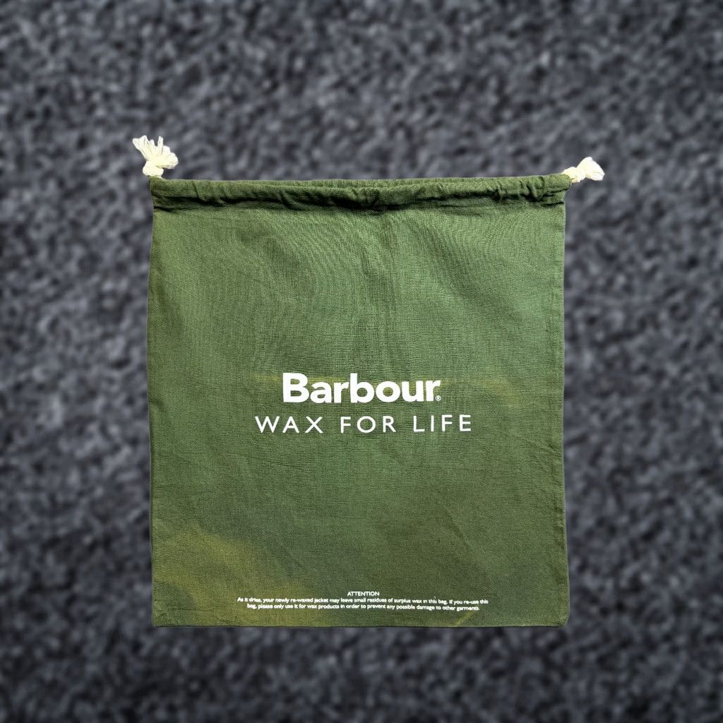 Barbour Barbour Green Drawstring Bag Mens Cotton Drawstring Bag Brand Barbour Green Bag Size ONE SIZE - 1 Thumbnail