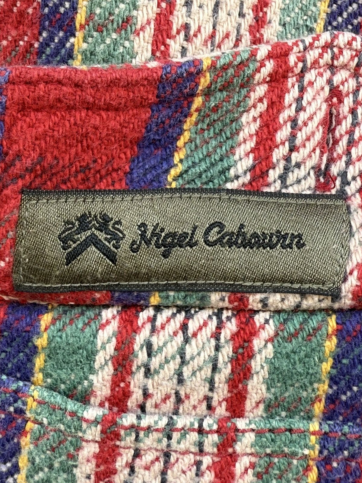 Nigel Cabourn RARE🔥Vintage Nigel Cabourn Reversible Flannel Checked Plaid Size US S / EU 44-46 / 1 - 18 Thumbnail