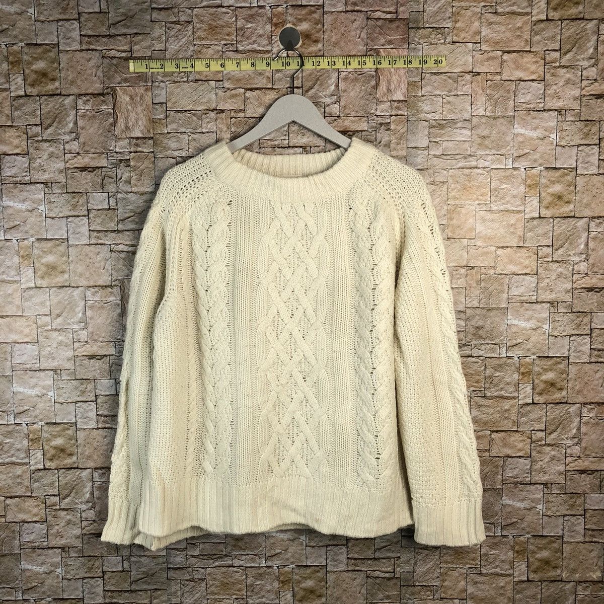 GU × Homespun Knitwear × Japanese Brand GU japan White sweatshirt Knitwear #A860 Size XL / US 12-14 / IT 48-50 - 1 Thumbnail