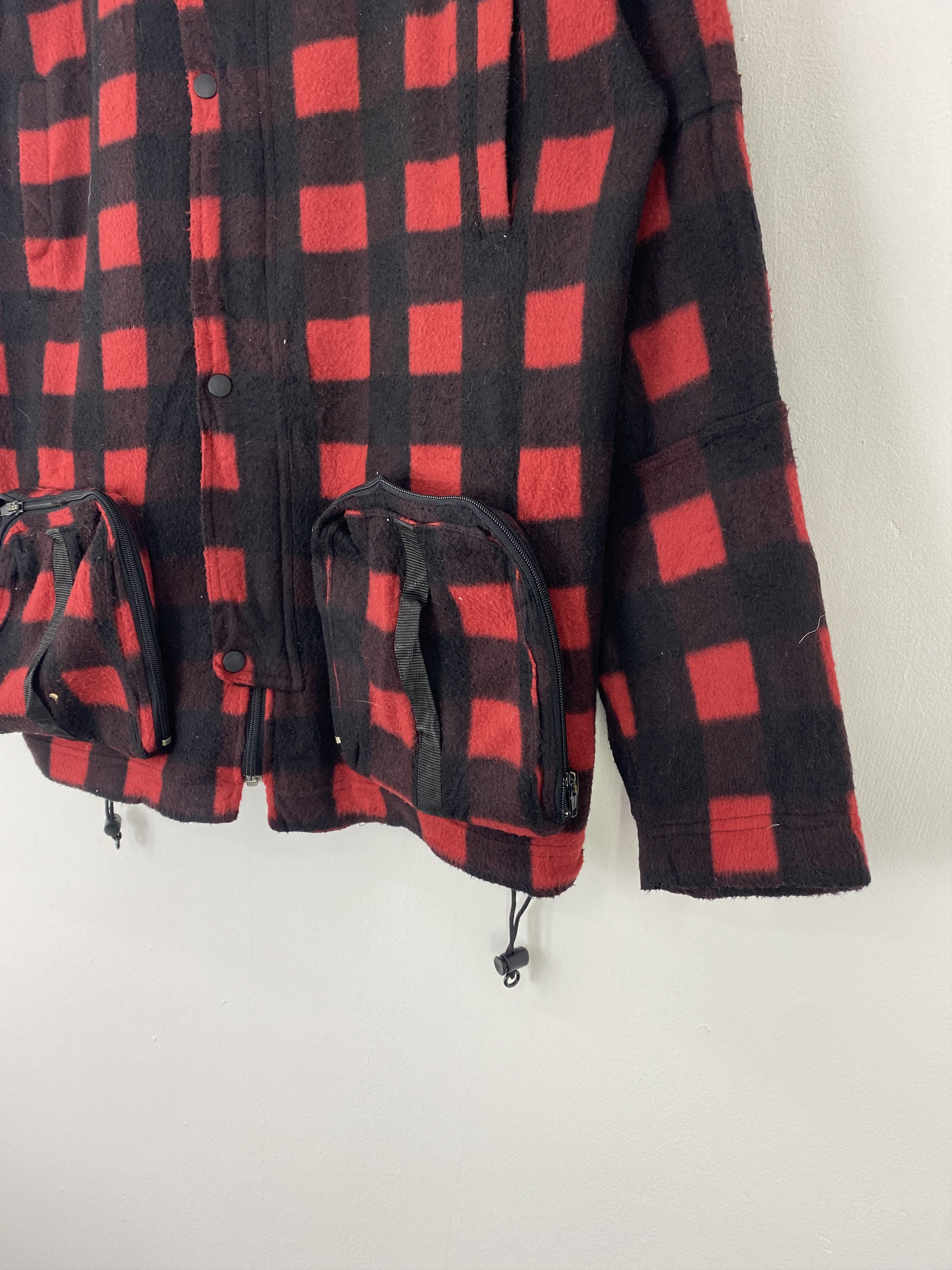 Japanese Brand BlackButterfly Shadowplaid Multi Pocket Jacket MJ0041Z Size US L / EU 52-54 / 3 - 10 Thumbnail