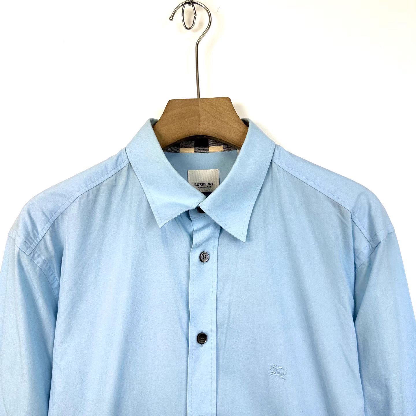 Burberry Burberry Equestrian Knight Logo Long Sleeve Shirt K12 Size US XL / EU 56 / 4 - 3 Thumbnail