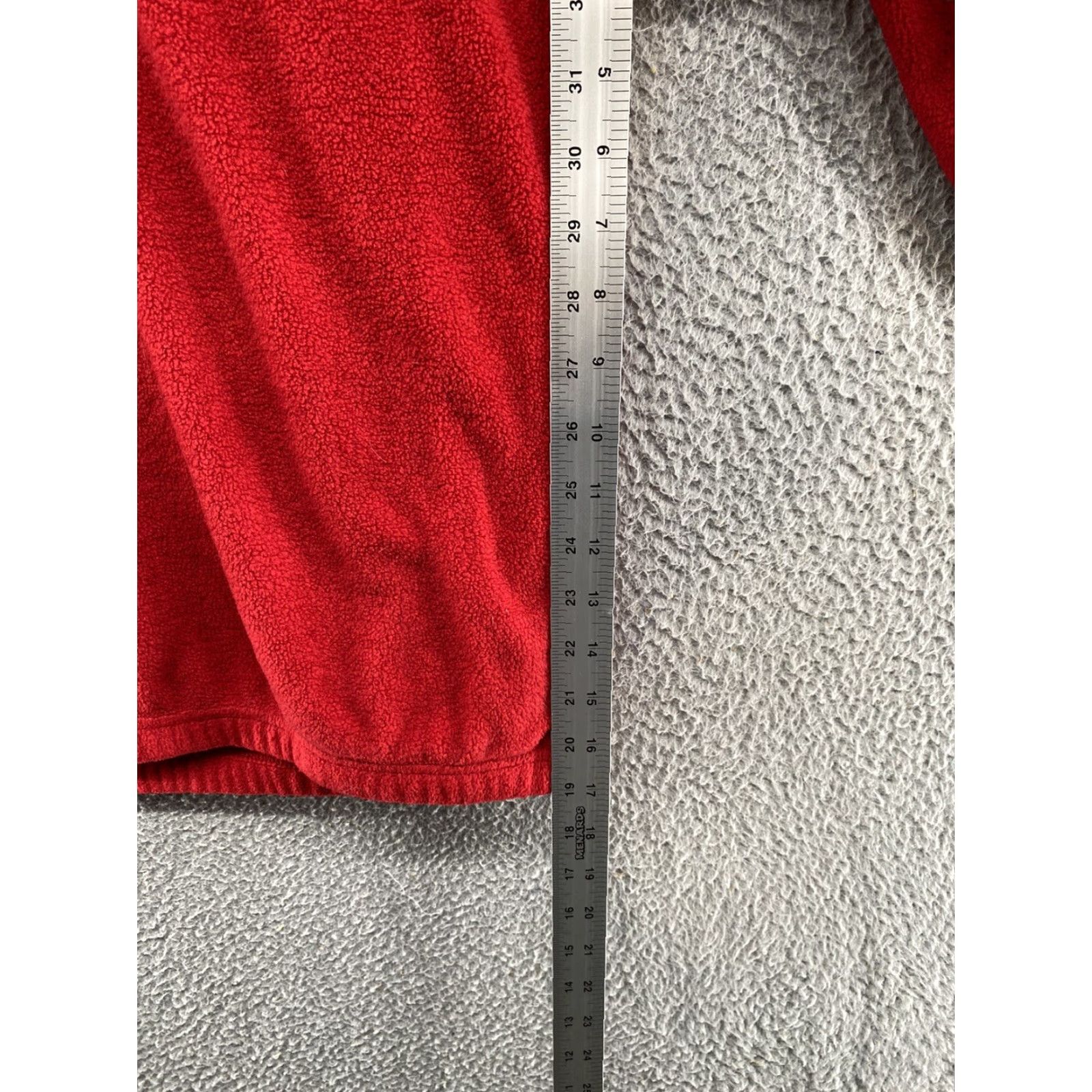 JCPenney VINTAGE USA Olympics Mens Red Pullover Jacket JC Penney 1/4 Snap SZ L Size US L / EU 52-54 / 3 - 4 Thumbnail