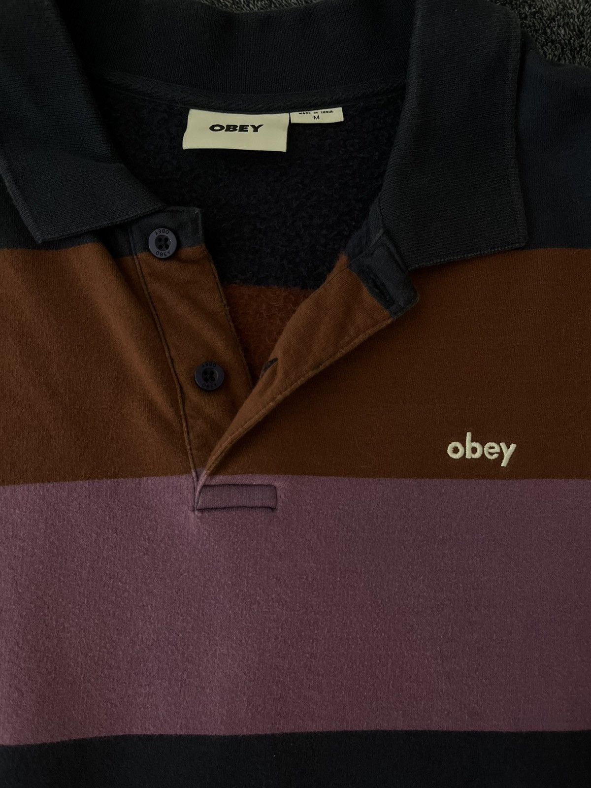 Obey Obey Polo Long Sleeve Size US M / EU 48-50 / 2 - 1 Thumbnail