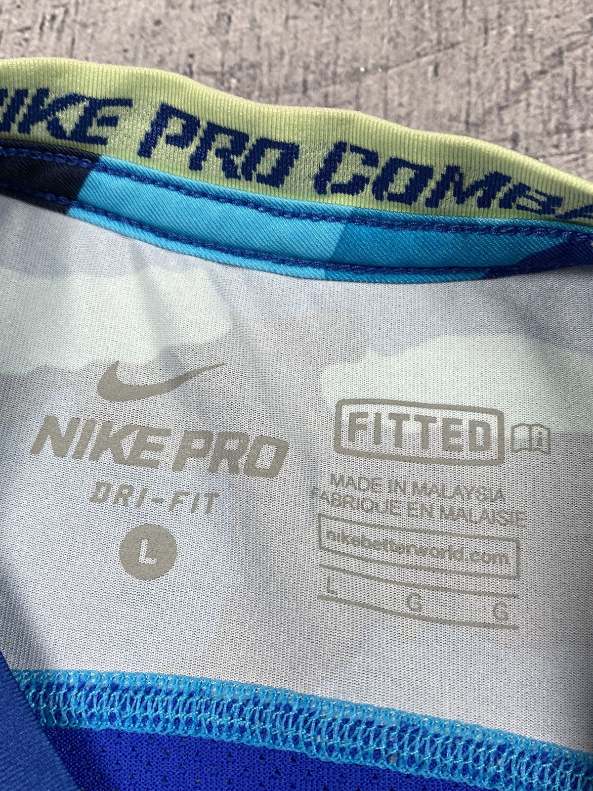 Nike Nike Pro Combat Big Logo Tee T Shirt Size L / US 10 / IT 46 - 9 Thumbnail