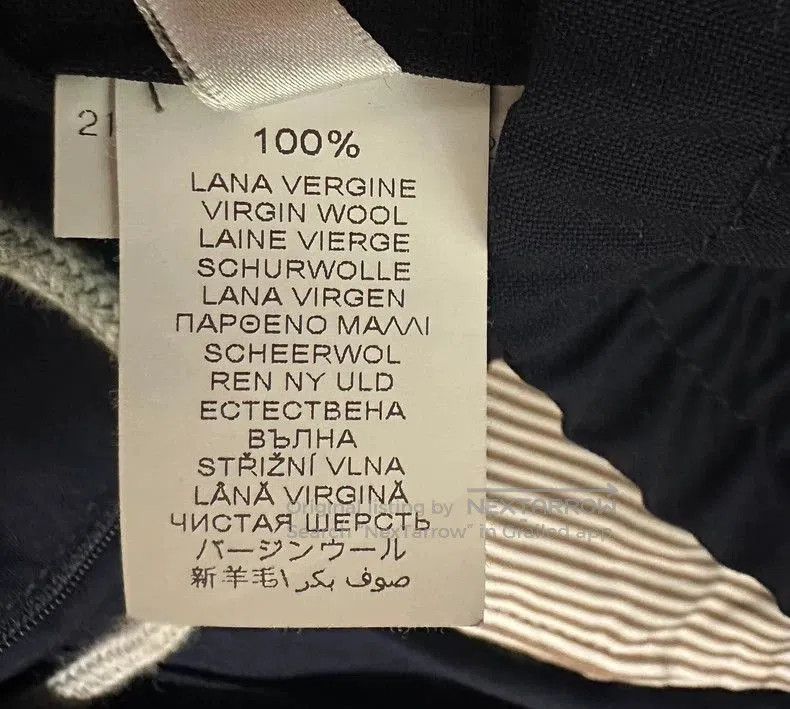 Brunello Cucinelli Brunello Cucinelli Blue Casual Wool Pants. Size US 40 / EU 56 - 1 Thumbnail