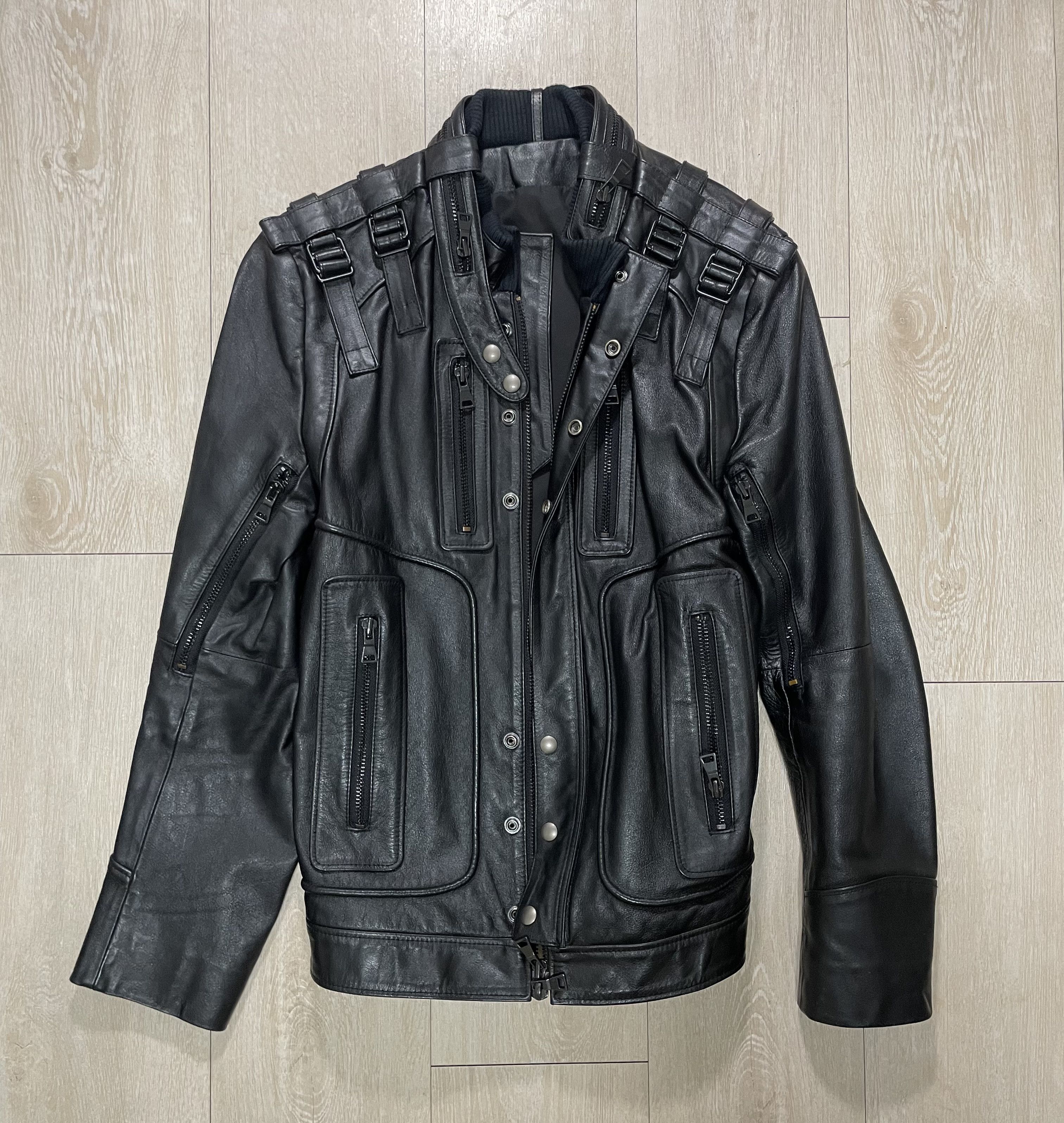 Balmain Balmain by Decarnin AW09 Leather Jacket | Grailed