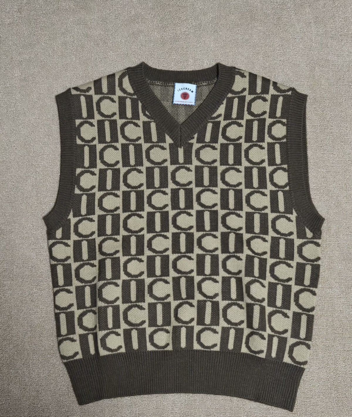 Billionaire Boys Club BBC ICECREAM Wool-Blend Knit Vest Size US L / EU 52-54 / 3 - 1 Thumbnail