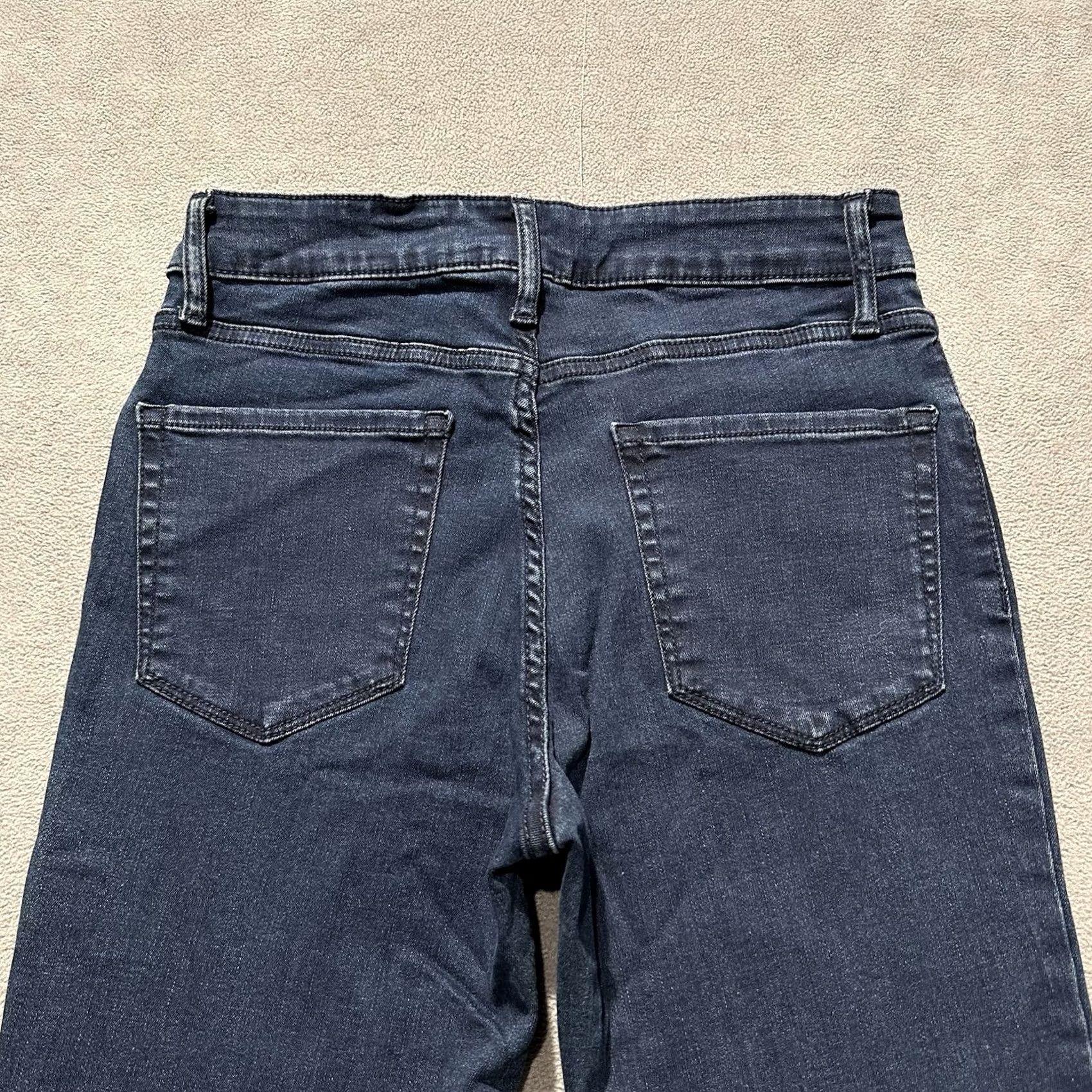 Vintage Falls Creek Jeans Womens 8 Blue Denim Dark Wash High Rise Skinny Stretch Size 30" / US 8 / IT 44 - 4 Thumbnail