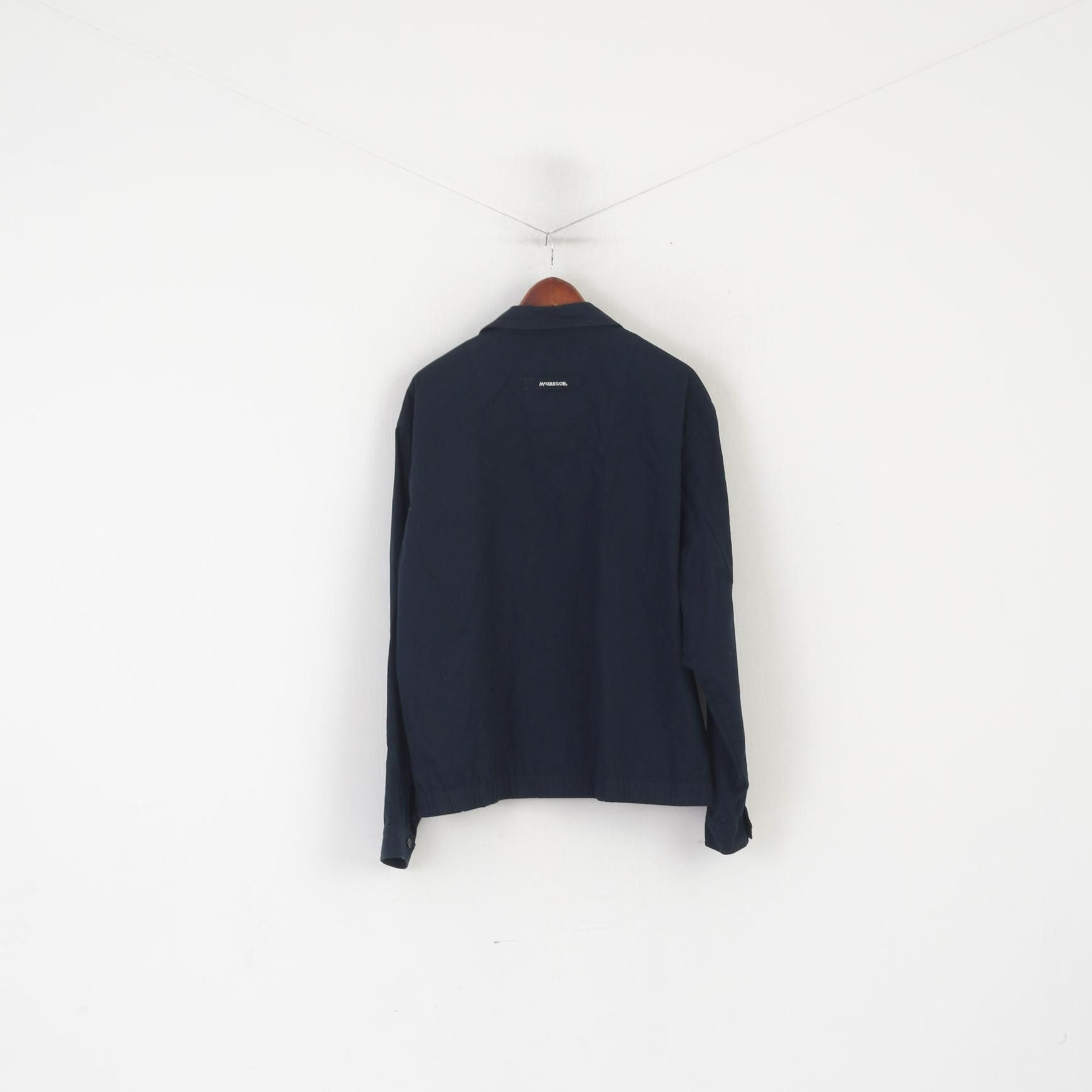 McGregor McGregor Men 54 L Jacket Navy Cotton Outdoor 2256 Size US L / EU 52-54 / 3 - 7 Thumbnail