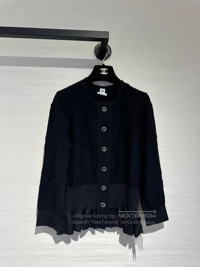 Hermes Hermes 25 Fall/Winter Women's Jacquard Lace Long Sleeve Ca Size XS / US 0-2 / IT 36-38 - 1 Thumbnail