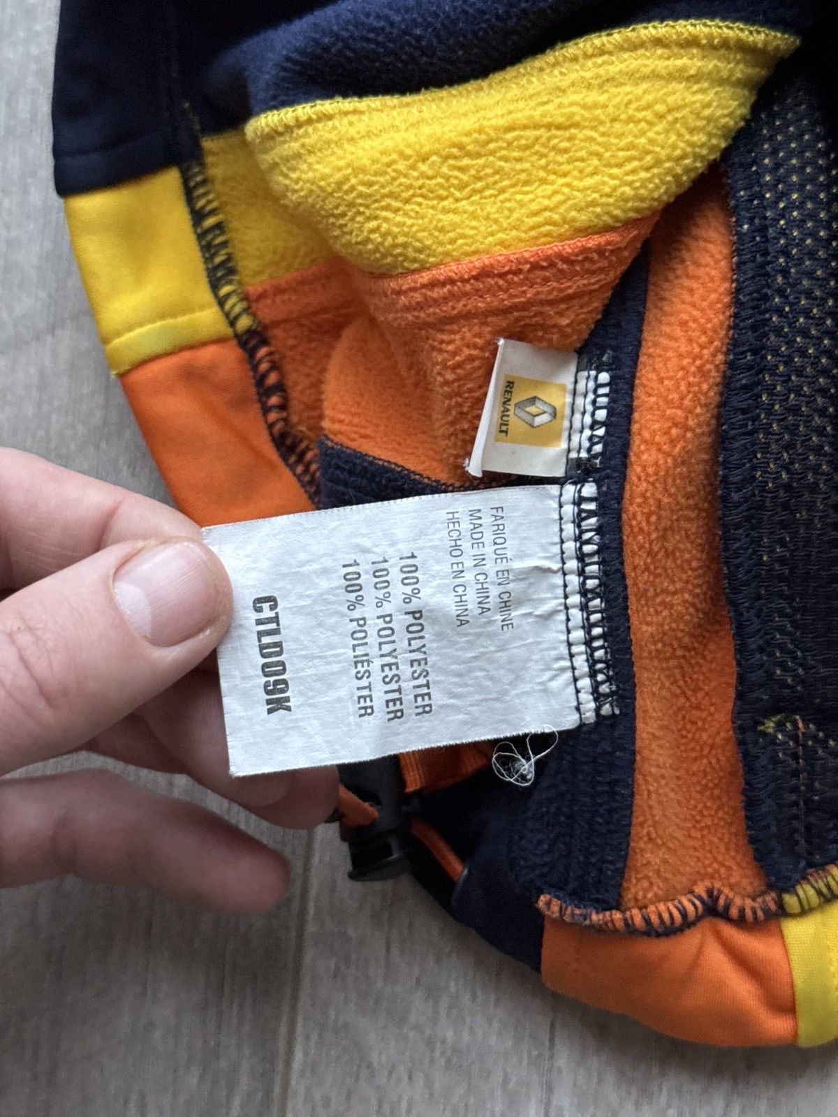 Formula 1 Vintage Renault F1 Team Pepe Jeans ING Total Fleece Jacket Size US L / EU 52-54 / 3 - 16 Thumbnail
