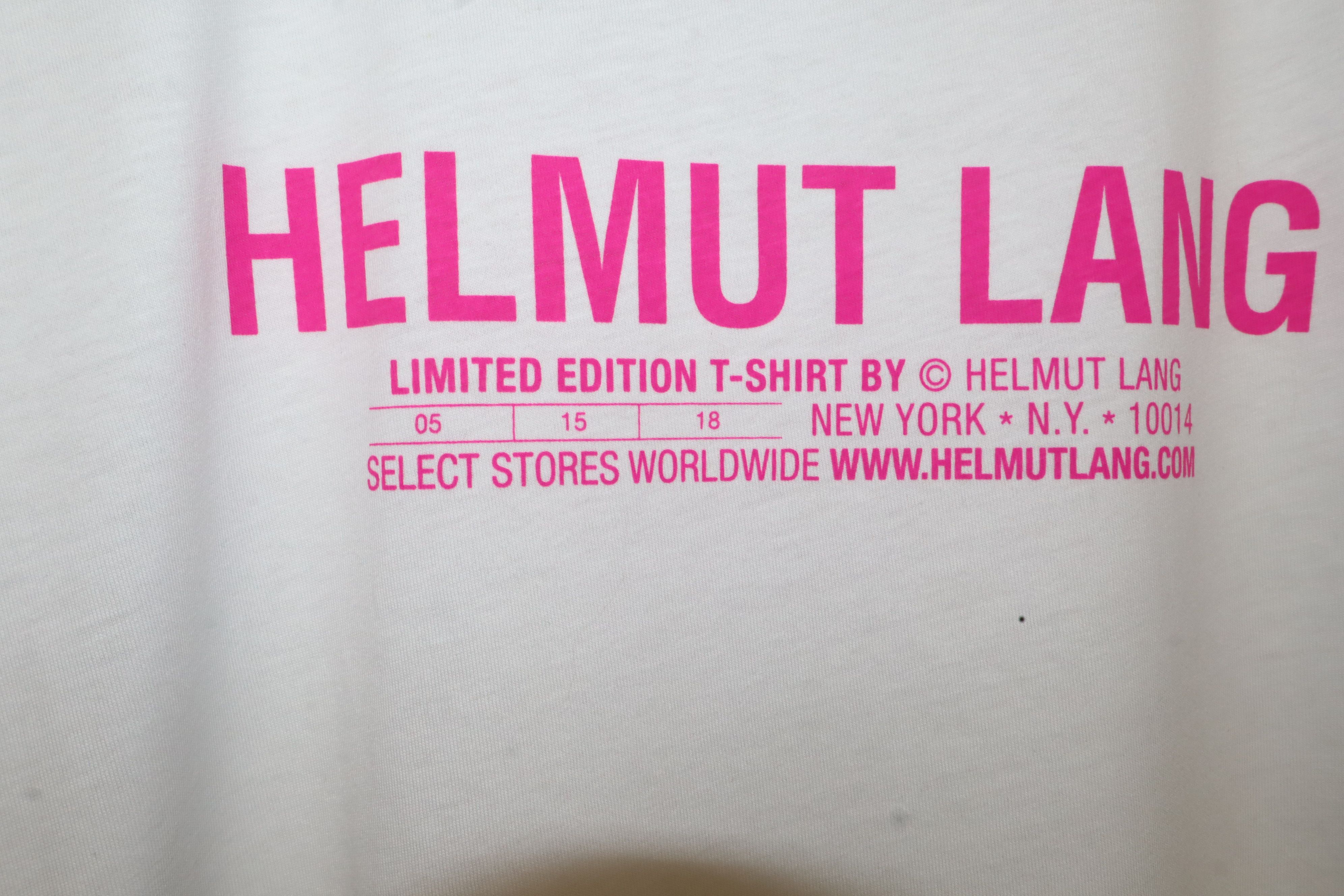 Helmut Lang Logo print t-shirt Size XS / US 0-2 / IT 36-38 - 5 Thumbnail