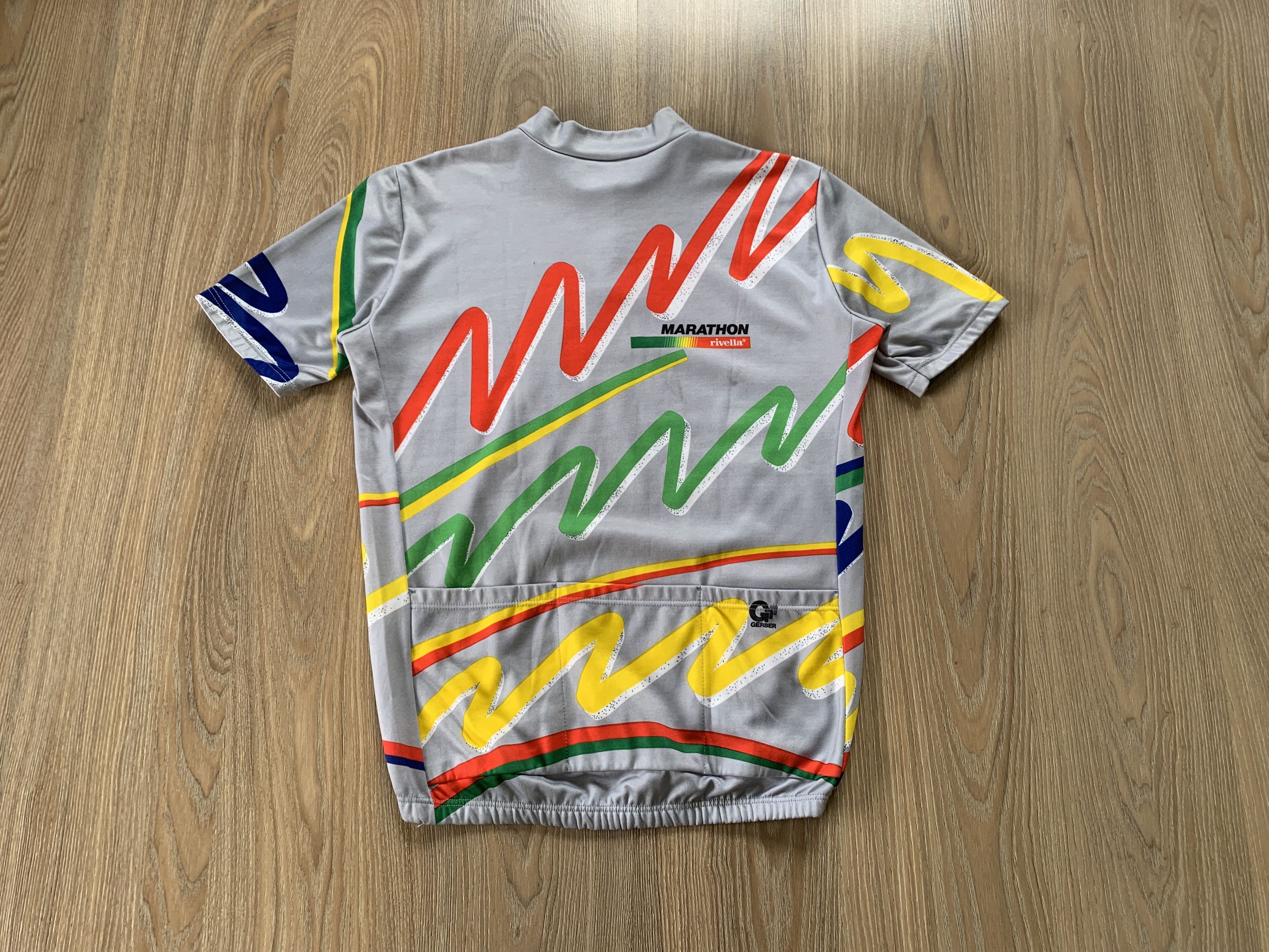 Sports Specialties Vintage Gerber Italian Printed Cycling Jersey Size US XXL / EU 58 / 5 - 3 Thumbnail