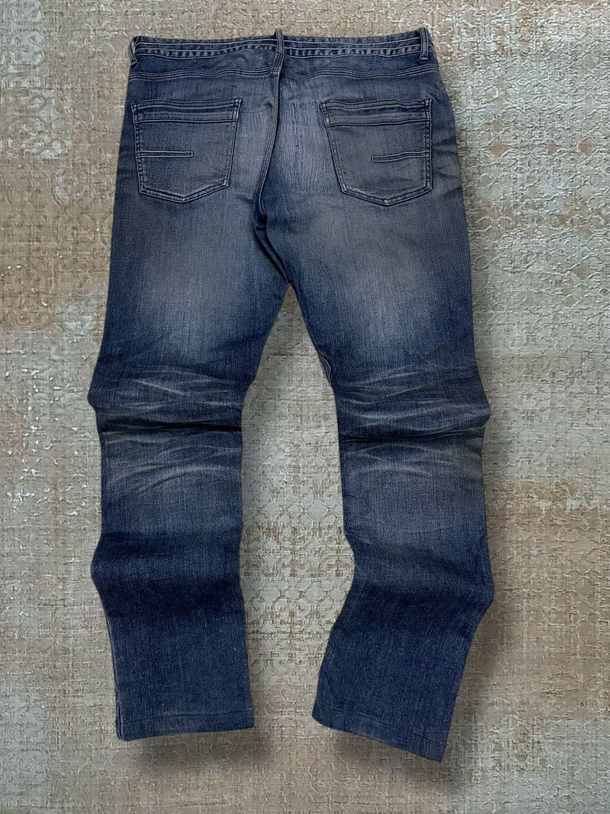 Japanese Brand Vintage 90s Designer Japan High Street Distressed City Denim Size US 33 - 7 Thumbnail