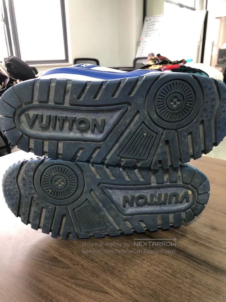 Louis Vuitton Louis Vuitton Blue and white fat Ding shoes Size US 6.5 / EU 39-40 - 4 Thumbnail