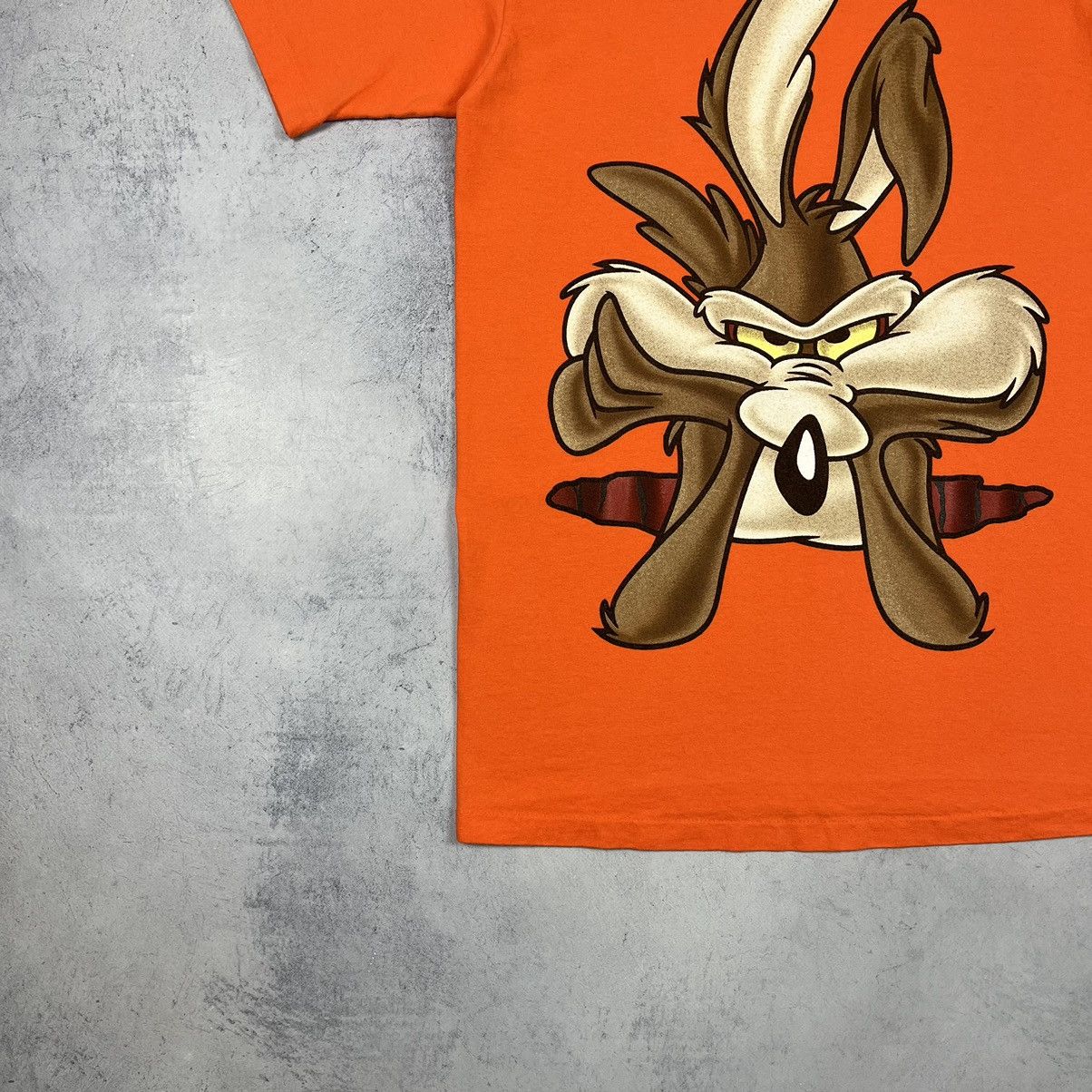 Warner Bros Vintage Wile E Coyote cartoon humor tee 1998 Size US S / EU 44-46 / 1 - 7 Thumbnail