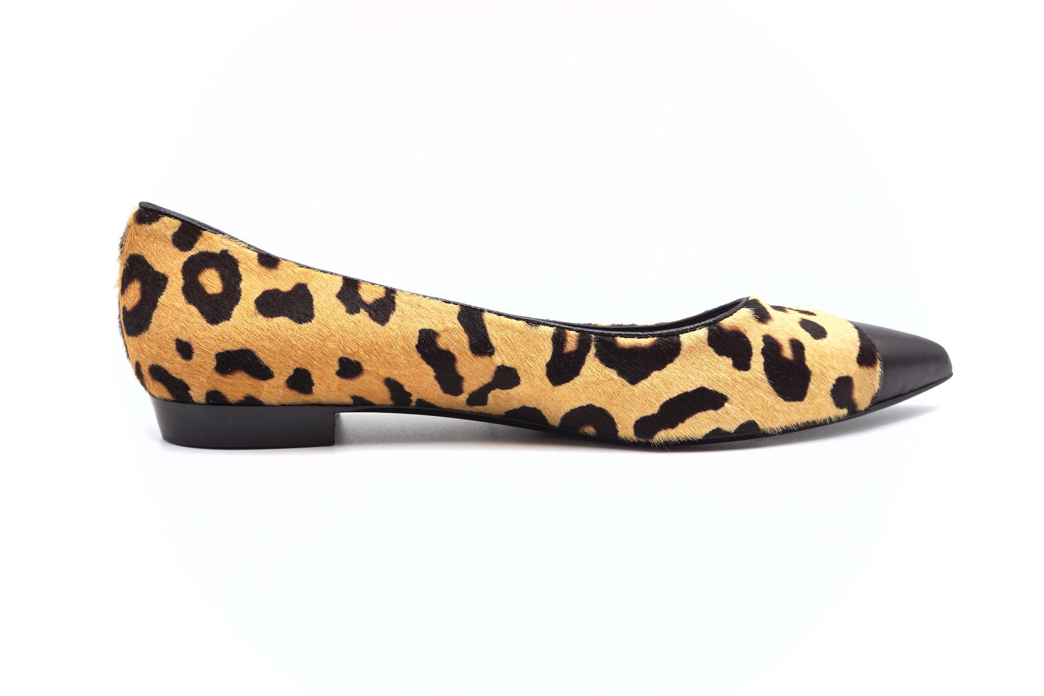 Saint Laurent Paris Calf Hair Leopard Print Flats NWT Size US 6.5 / IT 36.5 - 3 Thumbnail