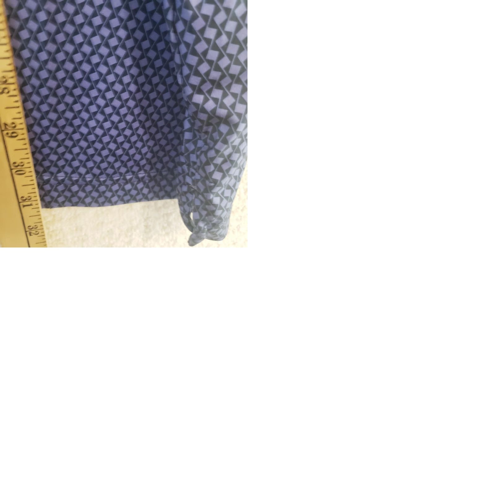 Cutter & Buck Cutter & Buck Men XXL Purple Black Geometric Print Golf Polo Shirt Callawassie Size US XXL / EU 58 / 5 - 10 Thumbnail
