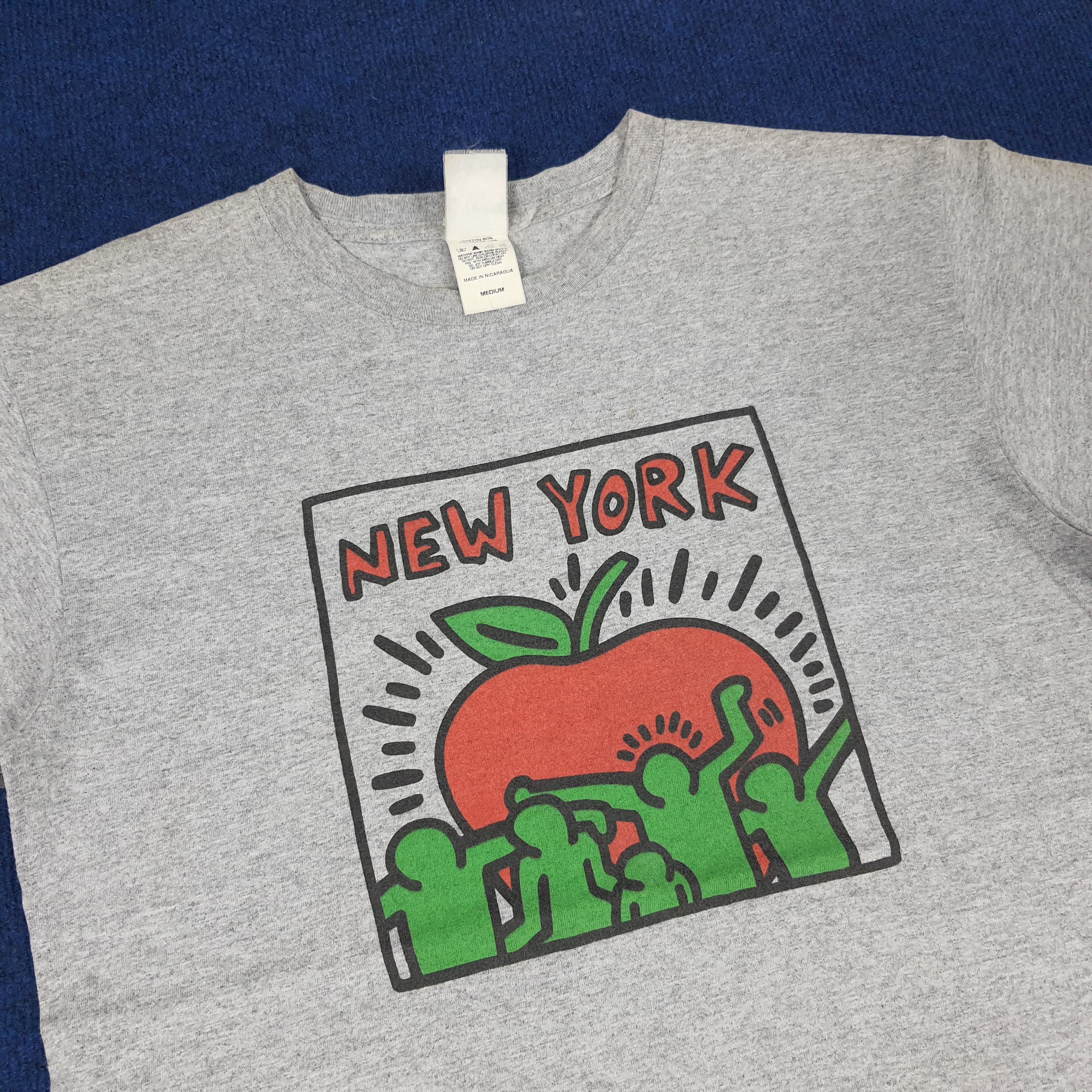 Keith Haring × Vintage Vintage Keith Haring New York Art T-shirt Size US M / EU 48-50 / 2 - 2 Thumbnail
