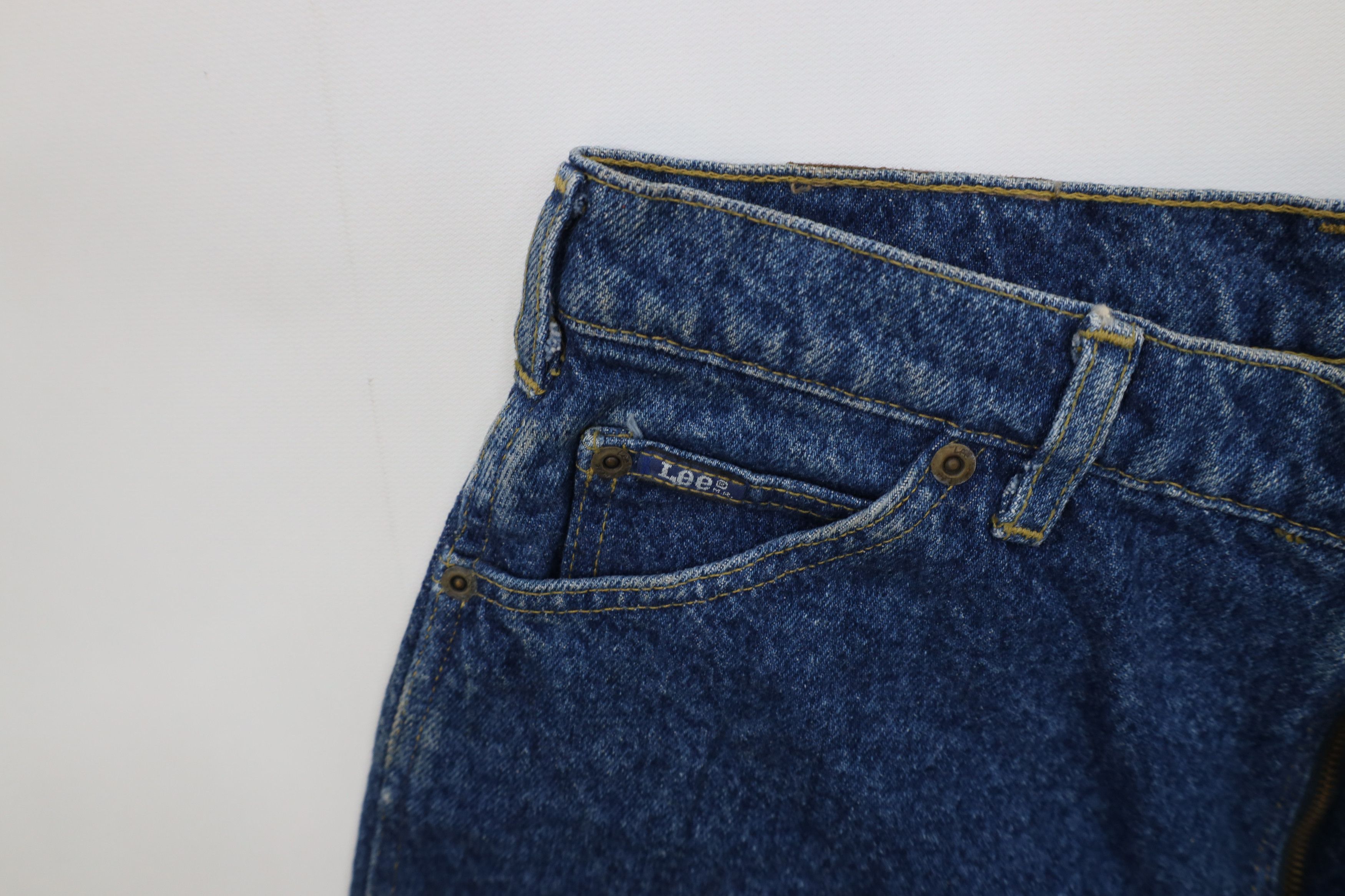 Lee Deadstock Vintage 90s Lee Denim Jeans Blue Pepper Wash USA Size 36" / US 14 / IT 50 - 8 Thumbnail