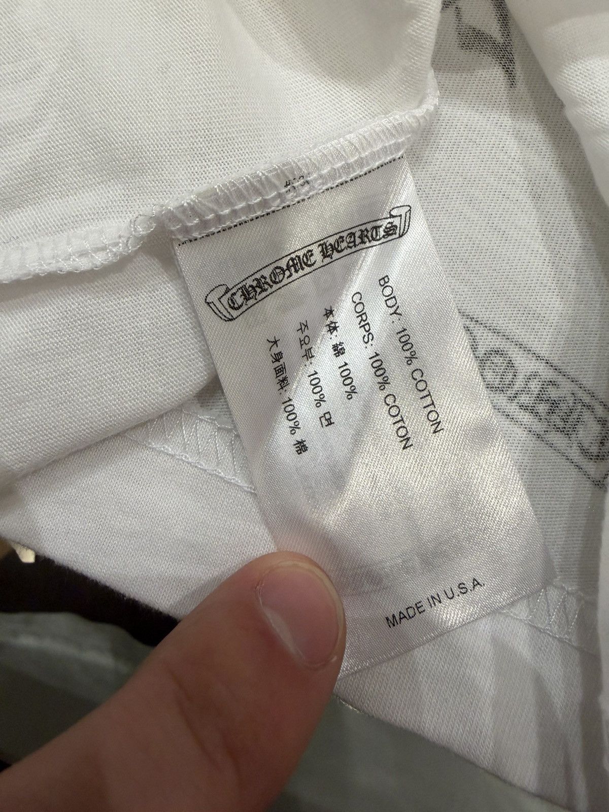 Chrome Hearts Chrome Hearts Los Angeles Horseshoe Tee Size US XL / EU 56 / 4 - 4 Thumbnail