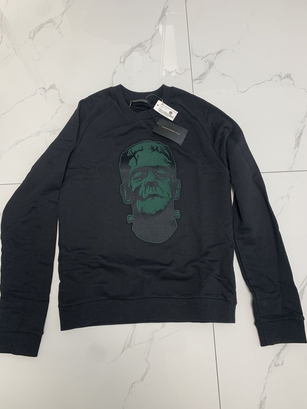 Christopher Kane Christopher Kane Large Patch Frankenstein Sweater Size US XS / EU 42 / 0 - 1 Thumbnail