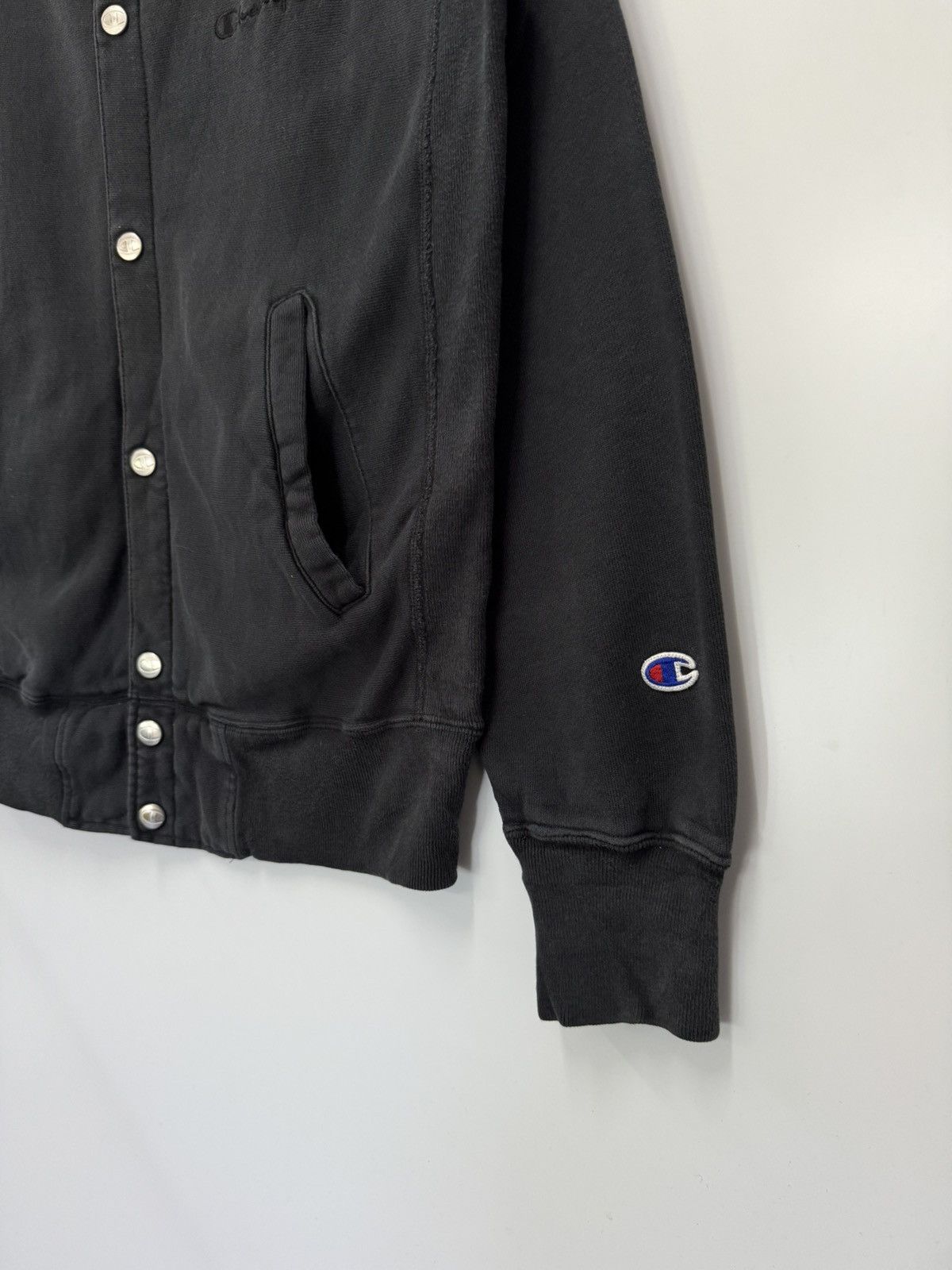 Champion × Vintage 🔥 Champion Smooth Faded Reverse Weave Sweat Varsity - L Size US S / EU 44-46 / 1 - 2 Thumbnail