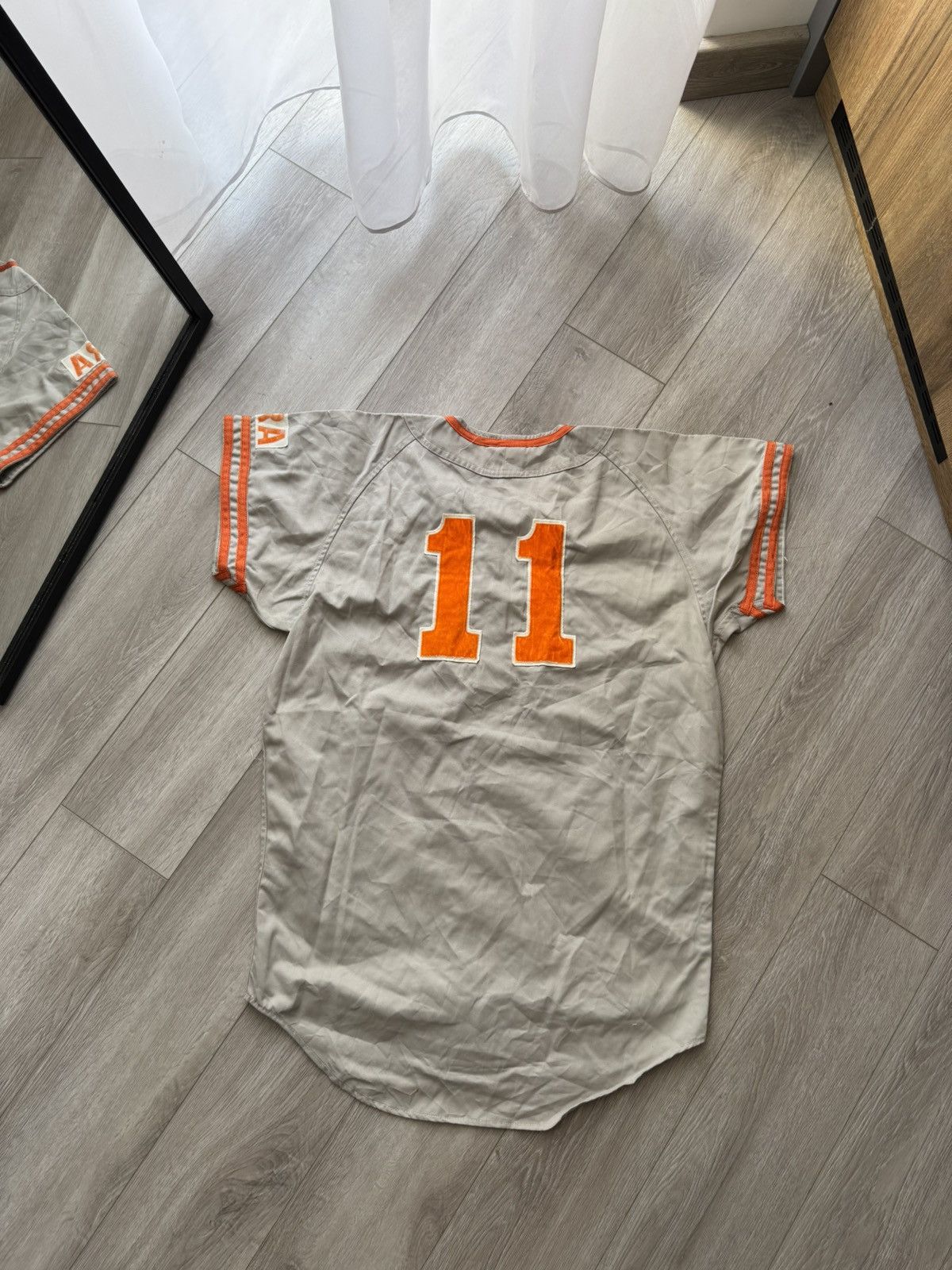 Mizuno 🔥 Vintage Mizuno “Nokiyoro” Game Jersey NARA #11 Japan L! Size US L / EU 52-54 / 3 - 7 Thumbnail