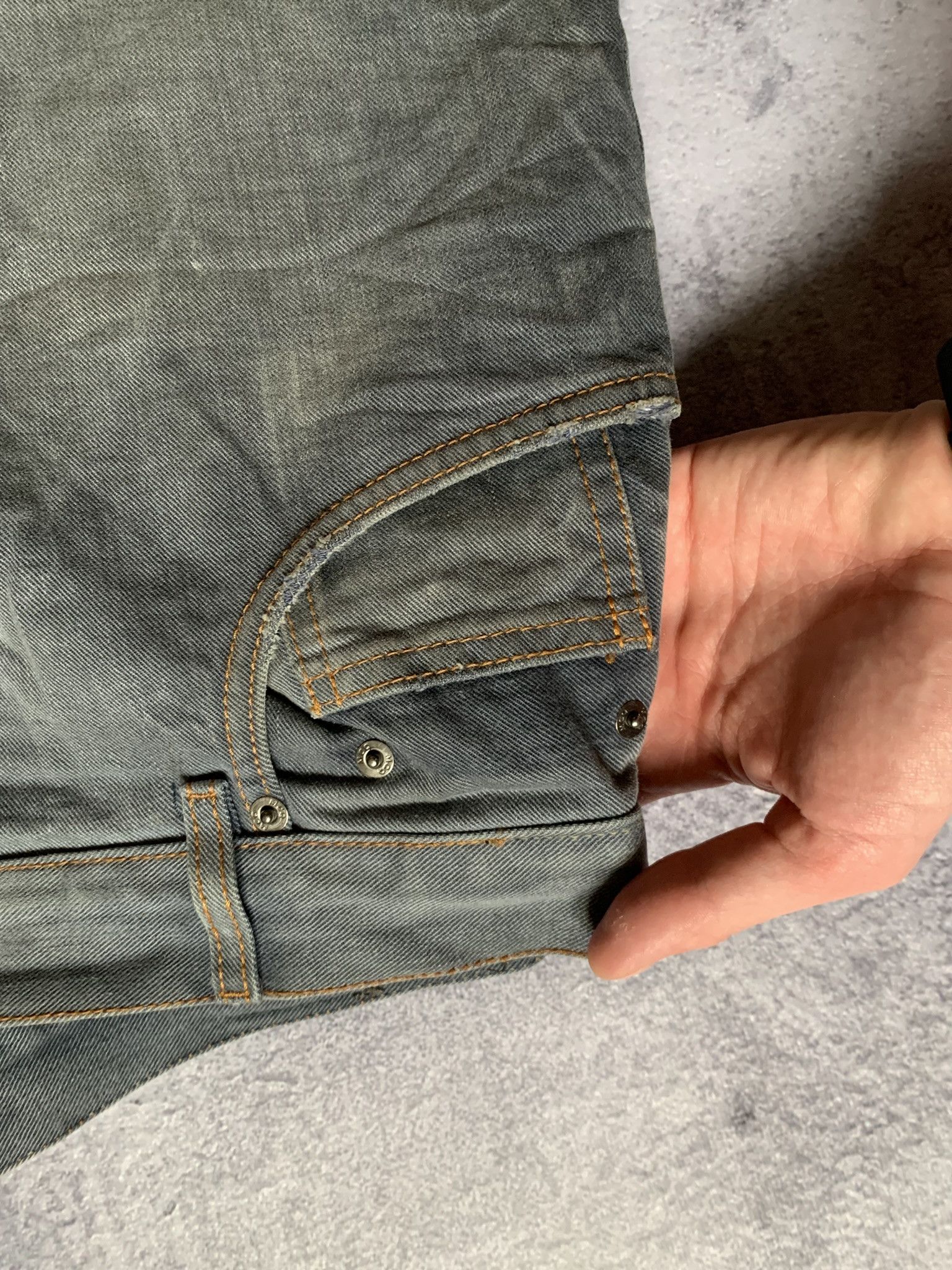 Alexander McQueen Vintage MCQ Alexander Mcqueen Swallow Pocket Jeans Size US 40 / EU 56 - 12 Thumbnail