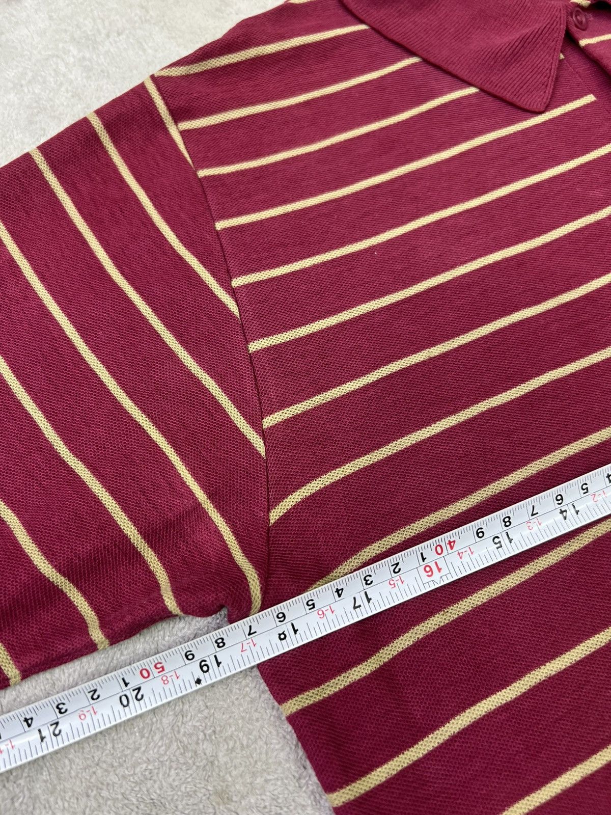 Lacoste Vintage 90s LacosteStripedPoloShirt Pink Beige SingleStitch Size US M / EU 48-50 / 2 - 8 Thumbnail