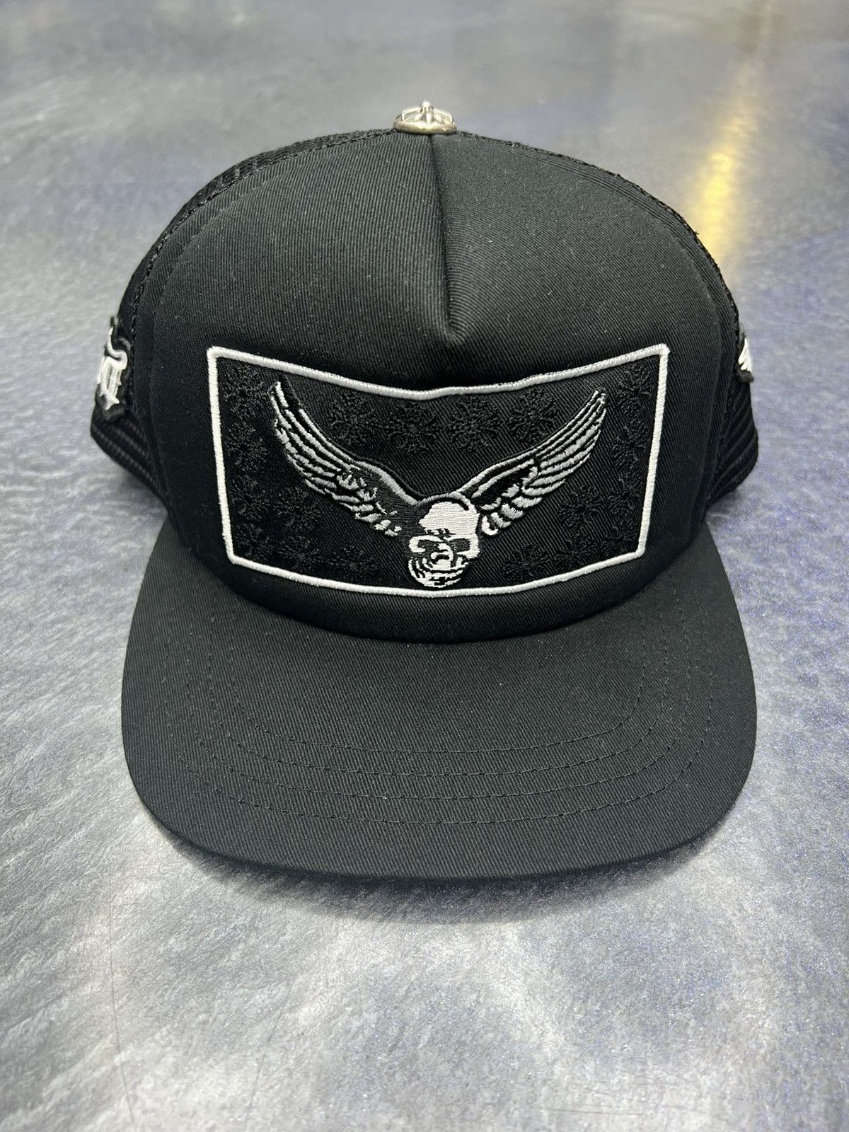 Chrome Hearts Chrome Hearts Yungblud Aerosmith Trucker Hat Size ONE SIZE - 1 Thumbnail